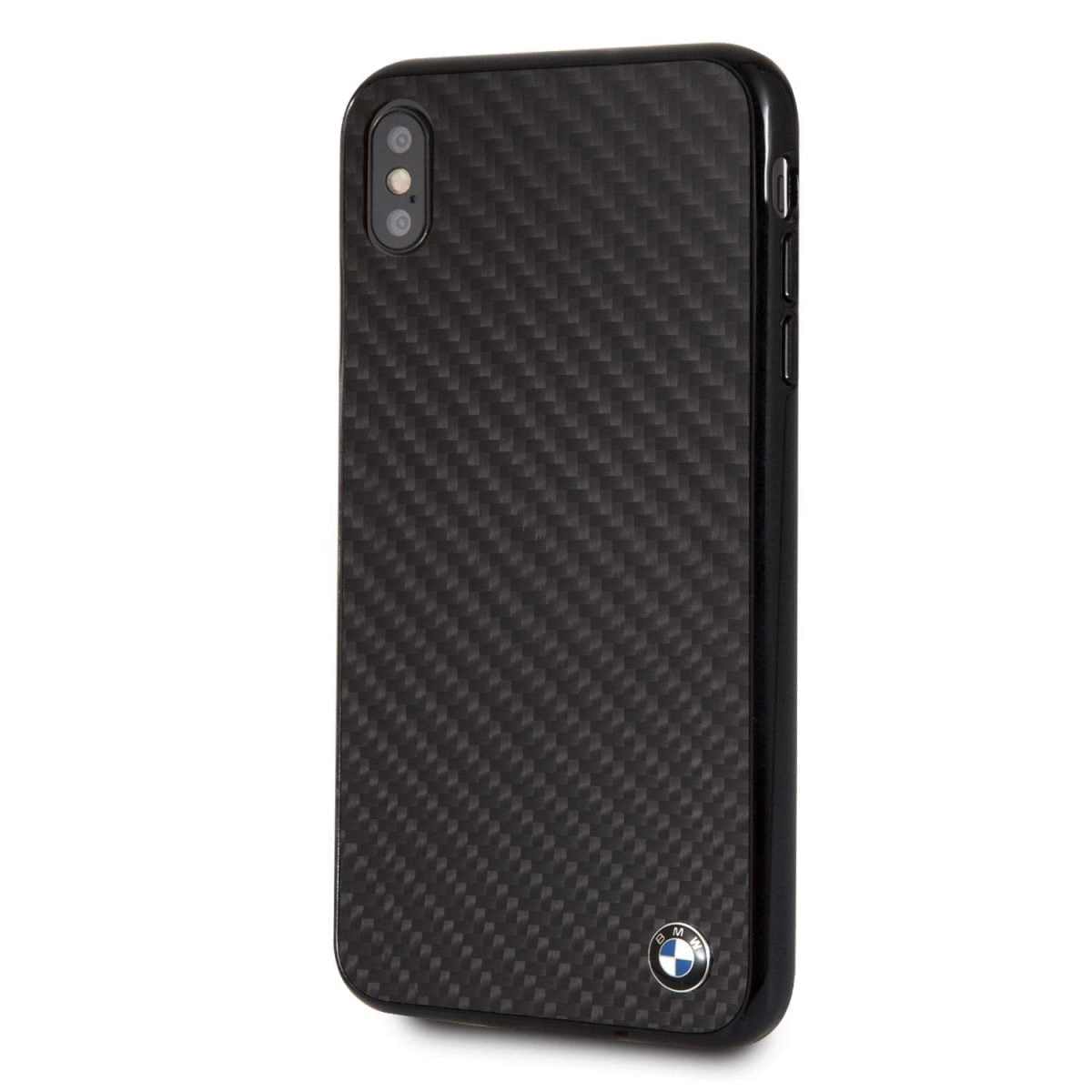 Cg Mobile Bmw Iphone Xs Max Case Black Carbon Hard Cell Phone Case Carbon Fiber Easily Accessible Ports Officially Licensed 01 Iphone Case Iphone Xs Black Carbon Fiber (Bmw)