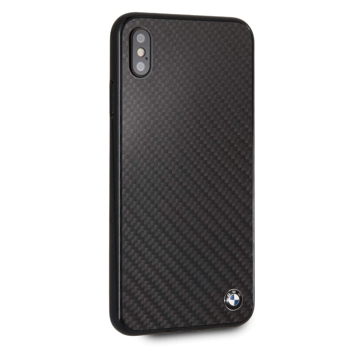 Cg Mobile Bmw Iphone Xs Max Case Black Carbon Hard Cell Phone Case Carbon Fiber Easily Accessible Ports Officially Licensed 06 غطاء آيفون ايفون Xs ماكس ألياف الكربون السوداء (Bmw)