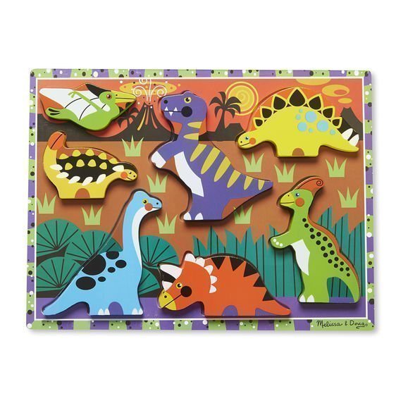 Dinosaurs Chunky Puzzle 7 Pieces Melissa &Amp;Amp; Doug &Amp;Lt;Div Class=&Amp;Quot;Pdp-Extras--Section Pdp-Extras--Dual-Section Alt-Container-Bg&Amp;Quot;&Amp;Gt; &Amp;Lt;Div Class=&Amp;Quot;Pdp-Extras--Section-Content&Amp;Quot;&Amp;Gt; &Amp;Lt;Div Class=&Amp;Quot;Pdp-Extras--Copy Light-Copy&Amp;Quot;&Amp;Gt; This Extra-Thick Wooden Puzzle Includes Seven Easy-Grasp, Chunky Dinosaur Pieces With A Full-Color, Matching Picture Underneath. The Dino Pieces Stand Upright For Pretend Play. Encourages Hand-Eye, Fine Motor, And Creative Expression Skills. &Amp;Lt;/Div&Amp;Gt; &Amp;Lt;/Div&Amp;Gt; &Amp;Lt;/Div&Amp;Gt; Dinosaurs Chunky Puzzle - 7 Pieces (Melissa &Amp;Amp; Doug) Dinosaurs Chunky Puzzle - 7 Pieces (Melissa &Amp;Amp; Doug)