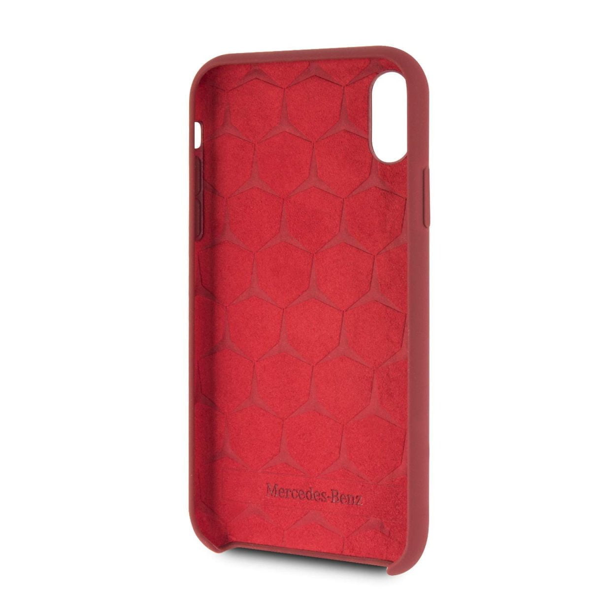 Mercedes Benz Iphone Xr Liquid Silicone Case With Microfiber Lining Red Drop Protection Easily Accessible Ports Officially Licensed 02 &Lt;H1&Gt;Iphone Xs Max Liquid Silicone Case With Microfiber Lining Red (Mercedes-Benz)&Lt;/H1&Gt; &Lt;Span Class=&Quot;Y2Iqfc&Quot; Lang=&Quot;En&Quot;&Gt;Mercedes-Benz Pattern Ii Series. The Minimalist And Captivating Aesthetics Of Mercedes-Benz Interior Design Have Been Transferred Silicon. They Guarantee A Unique Look And Safety For Your Phone. - Leather Case With A Metallic Mercedes-Benz Logo Has A 3D Effect - The Unique Finish Enhances The Look And Quality Of This Case - Designed With Easy Access To Ports And Buttons - Case Compatible With Wireless Chargers Collection: Pattern Line Twister Type: Hardcase Material:silicon Red  Compatibility: Iphone X / Xs Product Manufactured Under License From Mercedes-Benz.&Lt;/Span&Gt; Iphone Cases Iphone Xs Max Liquid Silicone Case With Microfiber Lining Red (Mercedes-Benz)