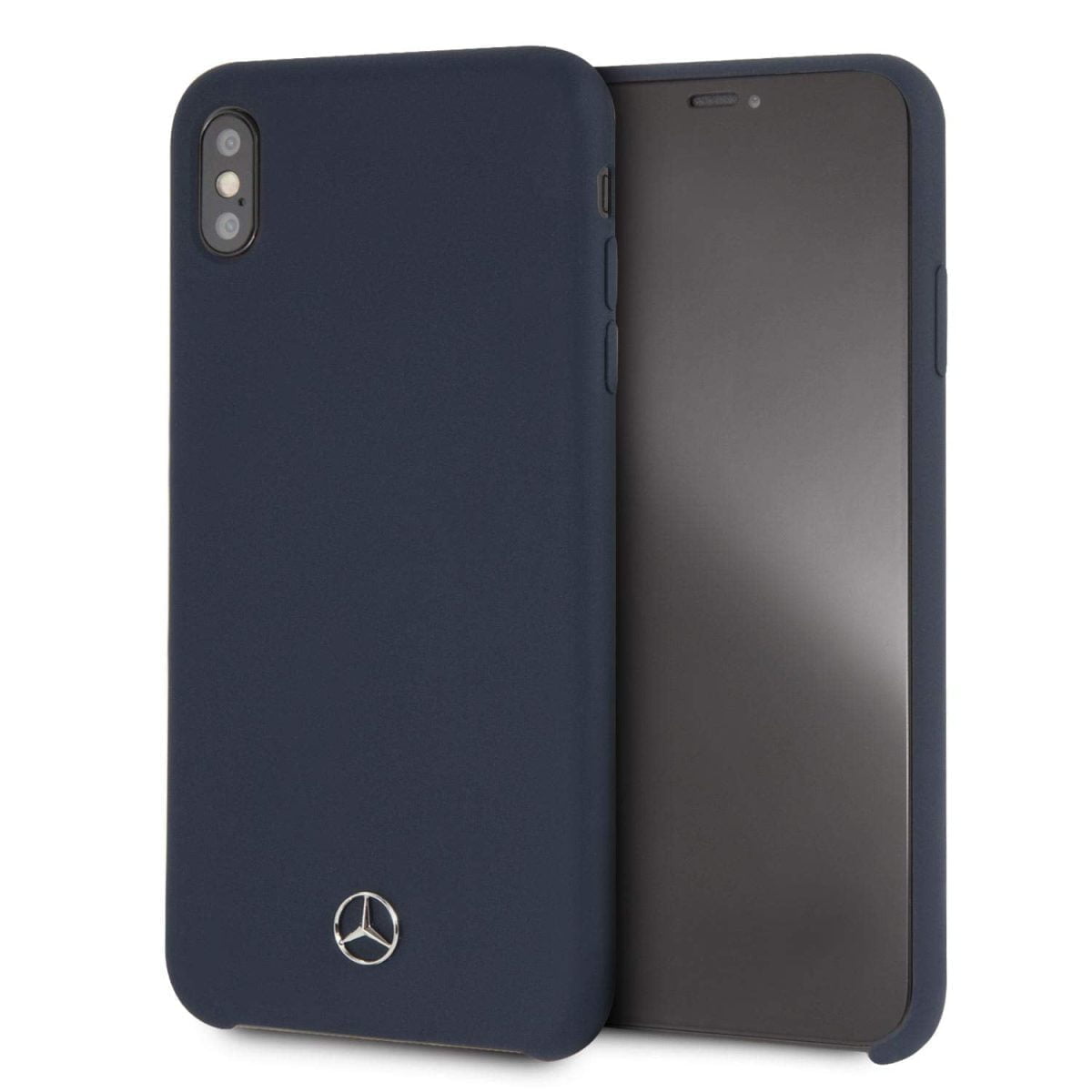 Mercedes Benz Iphone Xs Max Liquid Silicon Silcon Case With Microfiber Lining Navy 01 This Hard Silicone Soft Case With A Sculpted Metallic Mercedes Benz Logo For A 3D Effect Gives You A Classic And Elegant Appeal To Your Handheld Device It Has Easy Accessibility For All Ports And Buttons. Case Compatible With Wireless Chargers. Soft Microfiber Interior, Easy To Hold &Amp;Amp; Easy Snap-On Design Makes It Fast And Easy To Install Or Take Off In Seconds This Case Provides Both The Ultimate Luxury Experience And Protection From Scratches And Abrasions By Slightly Raised Edges Iphone Silicon Case Iphone Xs Max Liquid Silicon - Silicon Case With Microfiber Lining (Navy Blue) Mercedes-Benz
