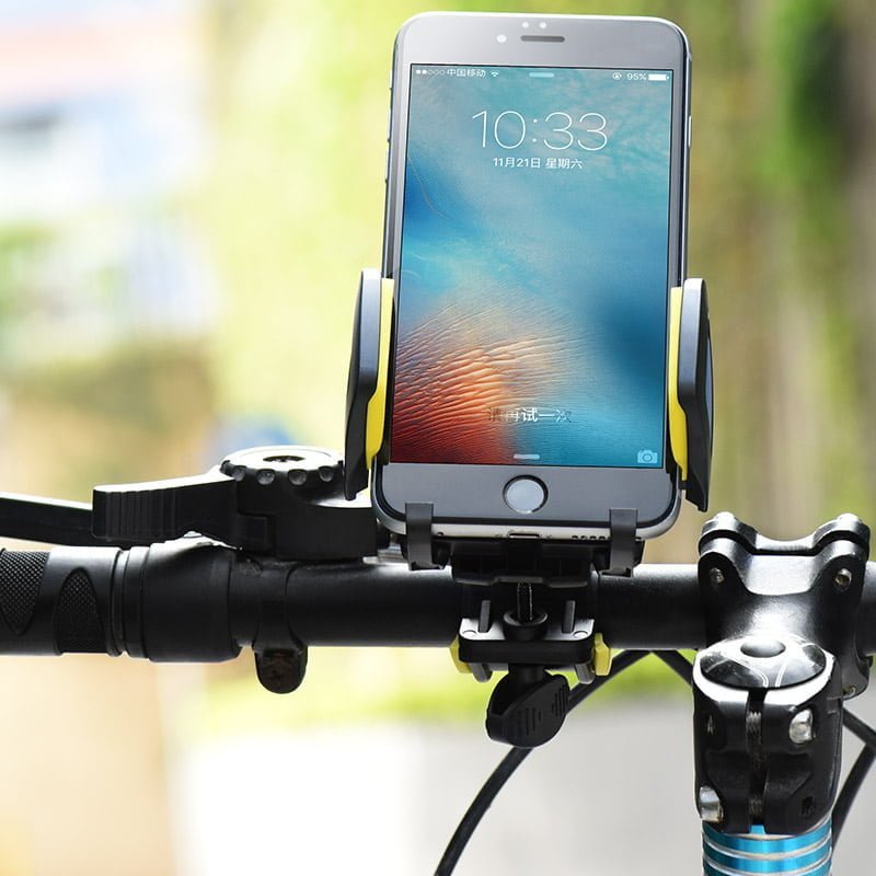 Ca14 Bicycle Mounting Holder Overview Hoco Vehicle Mounted Holder For Safer Riding, Applicable For Bicycle/Motorcycle With 360° Rotation With Soft Silicone Pad Devices: Mobile Phones Below 7 Inch. Model: Ca14 Color: Grey And Black Bicycle/Motorcycle Mounted Mobile Holder For Safe Riding (Grey)