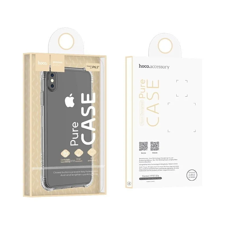 Hoco Armor Series Shatterproof Soft Case Iphone 5.8 6.1 6.5 Hoco &Lt;Div Class=&Quot;Woocommerce-Product-Details__Short-Description&Quot;&Gt; Armor Series Shatterproof Soft Case For Iphone Xs Max High Transparent Four Corner Anti-Shock Airbag 1.2Mm Thickness Mobile Phone Cover. &Lt;/Div&Gt; Iphone Case Iphone Xs Max-Transparent Armor Series Shatterproof Soft Case