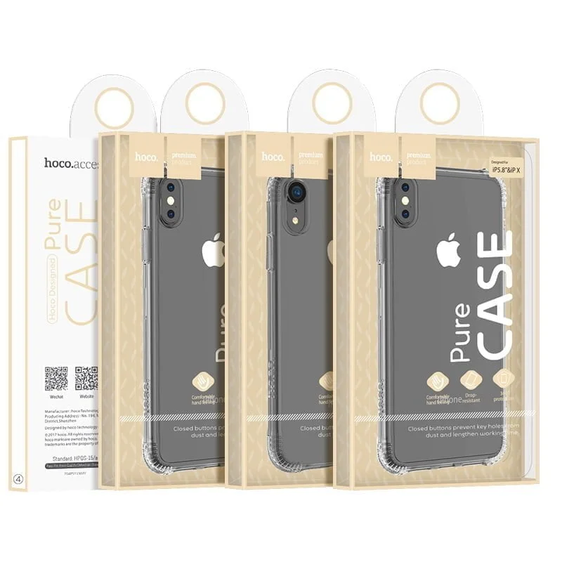 Hoco Armor Series Shatterproof Soft Case Iphone 5.8 6.1 6.5 Package Hoco &Lt;Div Class=&Quot;Woocommerce-Product-Details__Short-Description&Quot;&Gt; Armor Series Shatterproof Soft Case For Iphone Xs Max High Transparent Four Corner Anti-Shock Airbag 1.2Mm Thickness Mobile Phone Cover. &Lt;/Div&Gt; Iphone Case Iphone Xs Max-Transparent Armor Series Shatterproof Soft Case