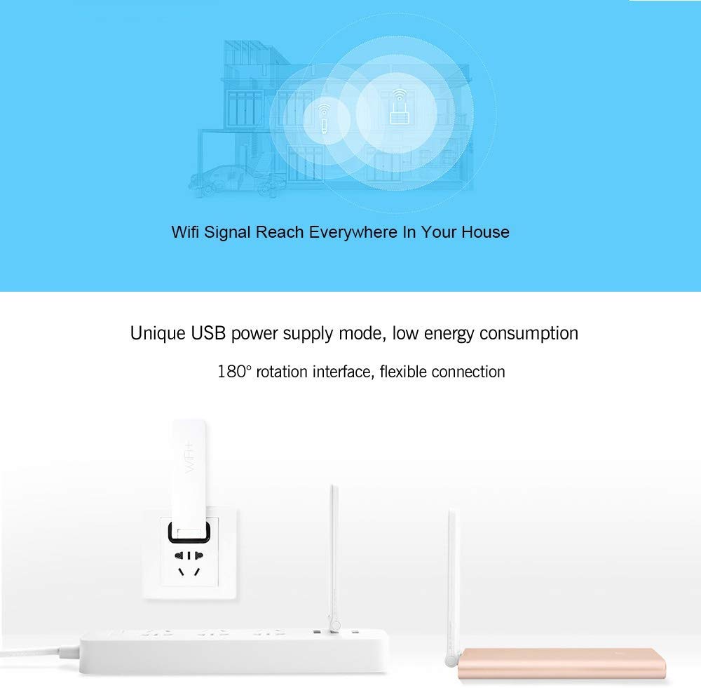 51Hc549Ch3L. Ac Sl1000 Xiaomi The Xiaomi Wifi Repeater Has The Ability To Connect Up To 16 Devices At One Time Without Compromising The Speed Of Connectively. Enhances Wi-Fi Signal For Lag-Free Streaming And Gaming Etc With No Need To Switch The Hotspot. Boosts The Coverage Of Your Existing Wi-Fi Signal Up To 2 Times. &Nbsp; Xiaomi Mi Wifi Repeater 2 - 300Mbps Wi-Fi Range Extender Amplifier (Wi-Fi Booster)