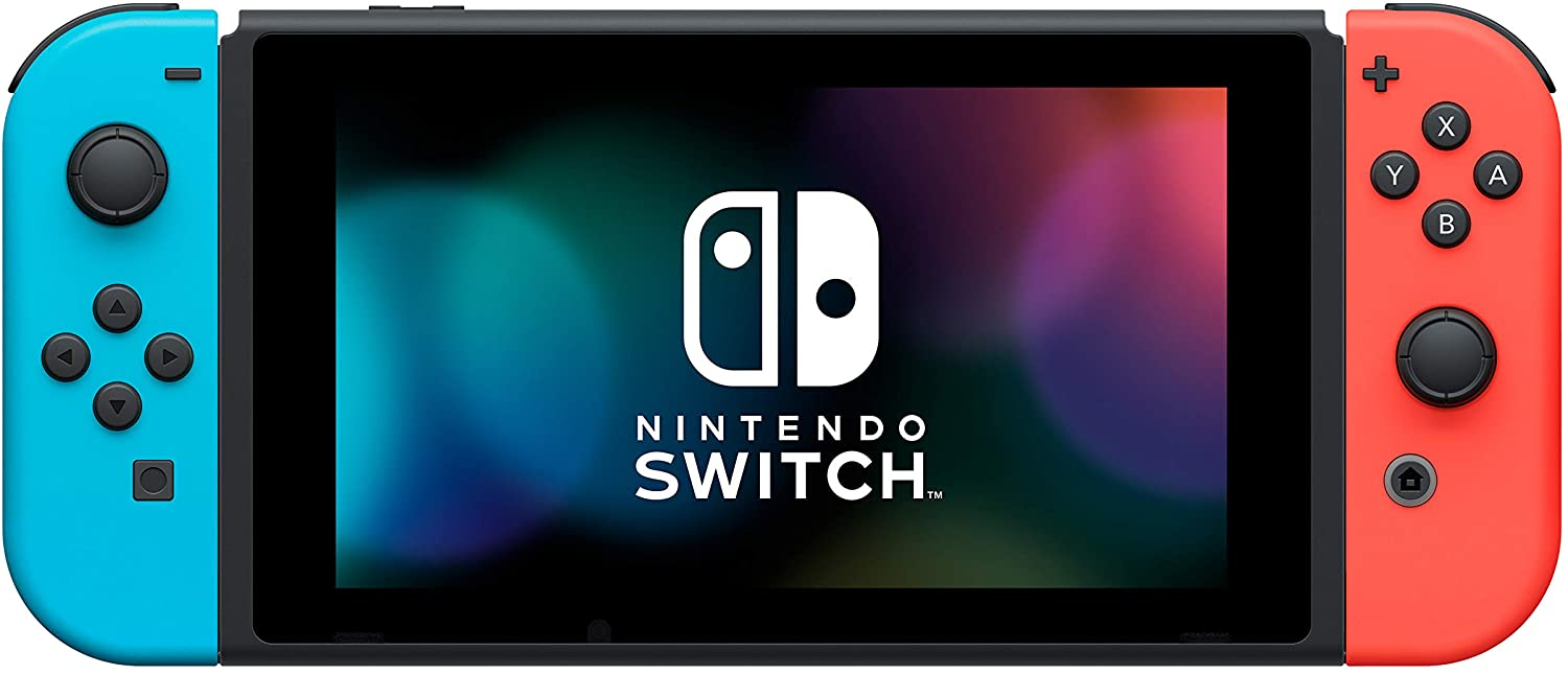 0T4J15Vu Nintendo &Nbsp; Https://Youtu.be/F5Uik5Fgiai &Lt;Ul&Gt; &Lt;Li&Gt;&Lt;Span Class=&Quot;A-List-Item&Quot;&Gt;Play Your Way With The Nintendo Switch Gaming System. Whether You’re At Home Or On The Go, Solo Or With Friends, The Nintendo Switch System Is Designed To Fit Your Life. Dock Your Nintendo Switch To Enjoy Hd Gaming On Your Tv. Heading Out? Just Undock Your Console And Keep Playing In Handheld Mode &Lt;/Span&Gt;&Lt;/Li&Gt; &Lt;Li&Gt;&Lt;Span Class=&Quot;A-List-Item&Quot;&Gt; This Model Includes Battery Life Of Approximately 4.5 To 9 Hours &Lt;/Span&Gt;&Lt;/Li&Gt; &Lt;Li&Gt;&Lt;Span Class=&Quot;A-List-Item&Quot;&Gt; The Battery Life Will Depend On The Games You Play. For Instance, The Battery Will Last Approximately 5.5 Hours For The Legend Of Zelda: Breath Of The Wild (Games Sold Separately) &Lt;/Span&Gt;&Lt;/Li&Gt; &Lt;/Ul&Gt; &Nbsp; Nintendo Switch V2 With Neon Blue And Neon Red Joy‑Con 32Gb Gaming Console