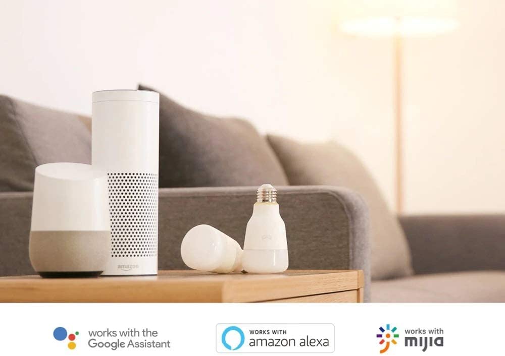 5186Aocrzfl. Ac Sl1000 Xiaomi Xiaomi Mi Smart Led Bulb Essential(White And Color) Wifi Remote Control Smart Light Work With Alexa And Google Assistant, Voice Control, Wifi Connection, Adjustable Color Temperature, Scheduled On/Off, Smart App Control Xiaomi Mi Led Smart Bulb Essential Bulb (White And Color)(9W)