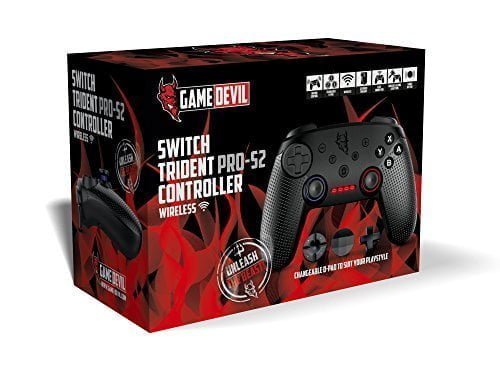 51Dwdso5 Ul Great Design With High-End Casing And Buttons. Turbo Function, 8 Meters Wireless Reach, Dual Analog Sticks, And Extended Triggers For Precise Movement &Amp;Amp; Easy Connection For Instant Gaming. Gamedevil Switch Trident Gamedevil Switch Trident Pro-S2 Controller Wireless