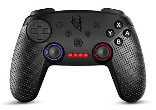 51Ywbw7Sw5L Great Design With High-End Casing And Buttons. Turbo Function, 8 Meters Wireless Reach, Dual Analog Sticks, And Extended Triggers For Precise Movement &Amp; Easy Connection For Instant Gaming. Gamedevil Switch Trident Gamedevil Switch Trident Pro-S2 Controller Wireless