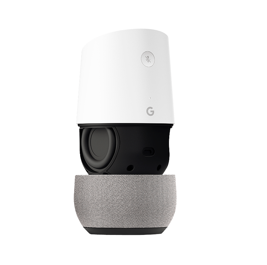 58A44Cb34519E1.32815152 2 Google &Lt;Strong&Gt;Google Home White Slate Personal Assistant&Lt;/Strong&Gt; With Integrated Wifi Connectivity, Voice Recognition And Home Automation Support, The Google Home Wireless Speaker Will Connect To Your Wireless Network To Provide Control Of And Access To, Virtually All Of Your Smart Devices. It Can Play Music, Check The Weather And Traffic, Tell You Sports Scores, Control Your Smart Home Equipment And More. Using Far-Field Voice Recognition Technology And The Google Assistant, The Built-In Microphone Allows The Google Home To Recognize Your Voice And Perform The Requested Task In An Instant. You Can Control The Google Home By Voice, With The Google Home App, Or Use The Touch Surface On Top Of The Unit. Voice Control Can Be Disabled With The Rear-Mounted Mute Button. At Only 3.79-Inches Wide And 5.62-Inches Tall, The Google Home Is Designed To Fit Nearly Anywhere In Most Decors. To Further Blend Into Your Home, The Slate Fabric Base Is Interchangeable With Six Separately Available Colors. Google Home White Slate Personal Assistant Google Home White Slate Personal Assistant