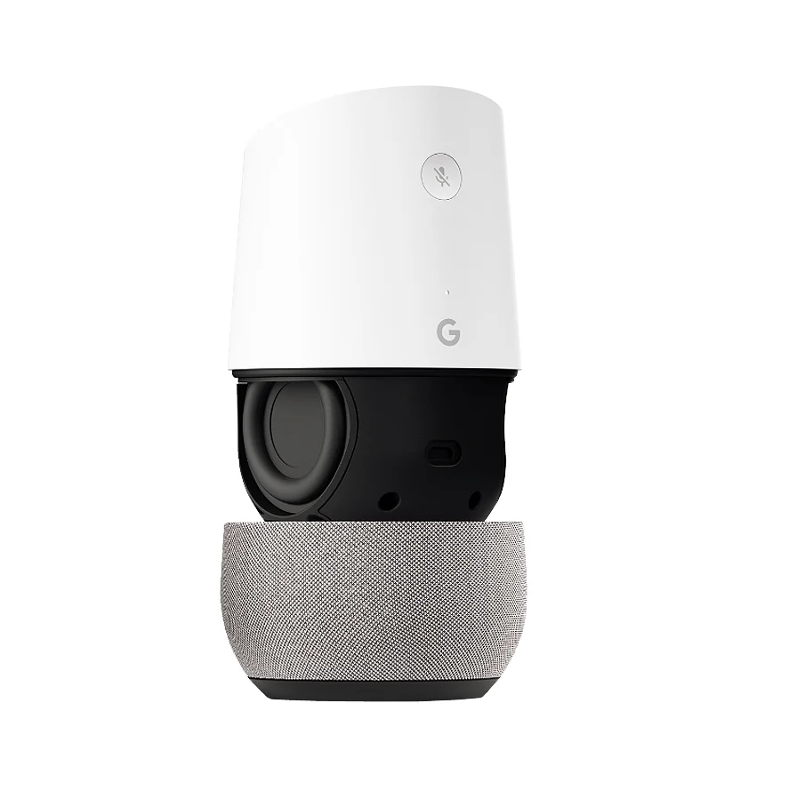58A44Cb34519E1.32815152 2 جوجل &Lt;Strong&Gt;مساعد Google Home White Slate الشخصي&Lt;/Strong&Gt;
من خلال اتصال Wifi المدمج ، والتعرف على الصوت ، ودعم التشغيل الآلي للمنزل ، سيتصل مكبر الصوت اللاسلكي Google Home بشبكتك اللاسلكية لتوفير التحكم والوصول إلى جميع أجهزتك الذكية تقريبًا. يمكنه تشغيل الموسيقى ، والتحقق من الطقس وحركة المرور ، وإخبارك بالنتائج الرياضية ، والتحكم في معدات المنزل الذكي والمزيد. باستخدام تقنية التعرف على الصوت للمجال البعيد ومساعد Google ، يسمح الميكروفون المدمج لـ Google Home بالتعرف على صوتك وتنفيذ المهمة المطلوبة في لحظة. يمكنك التحكم في Google Home عن طريق الصوت ، باستخدام تطبيق Google Home ، أو استخدام سطح اللمس الموجود أعلى الوحدة. يمكن تعطيل التحكم الصوتي باستخدام زر كتم الصوت المثبت في الخلف. يبلغ عرضه 3.79 بوصة وطوله 5.62 بوصة فقط ، وقد تم تصميم Google Home ليناسب أي مكان تقريبًا في معظم الديكورات. لمزيد من الاندماج في منزلك ، فإن قاعدة القماش الأردوازية قابلة للتبديل بستة ألوان متوفرة بشكل منفصل. جوجل هوم وايت سليت مساعد شخصي ، جوجل مساعد Google Home White Slate الشخصي