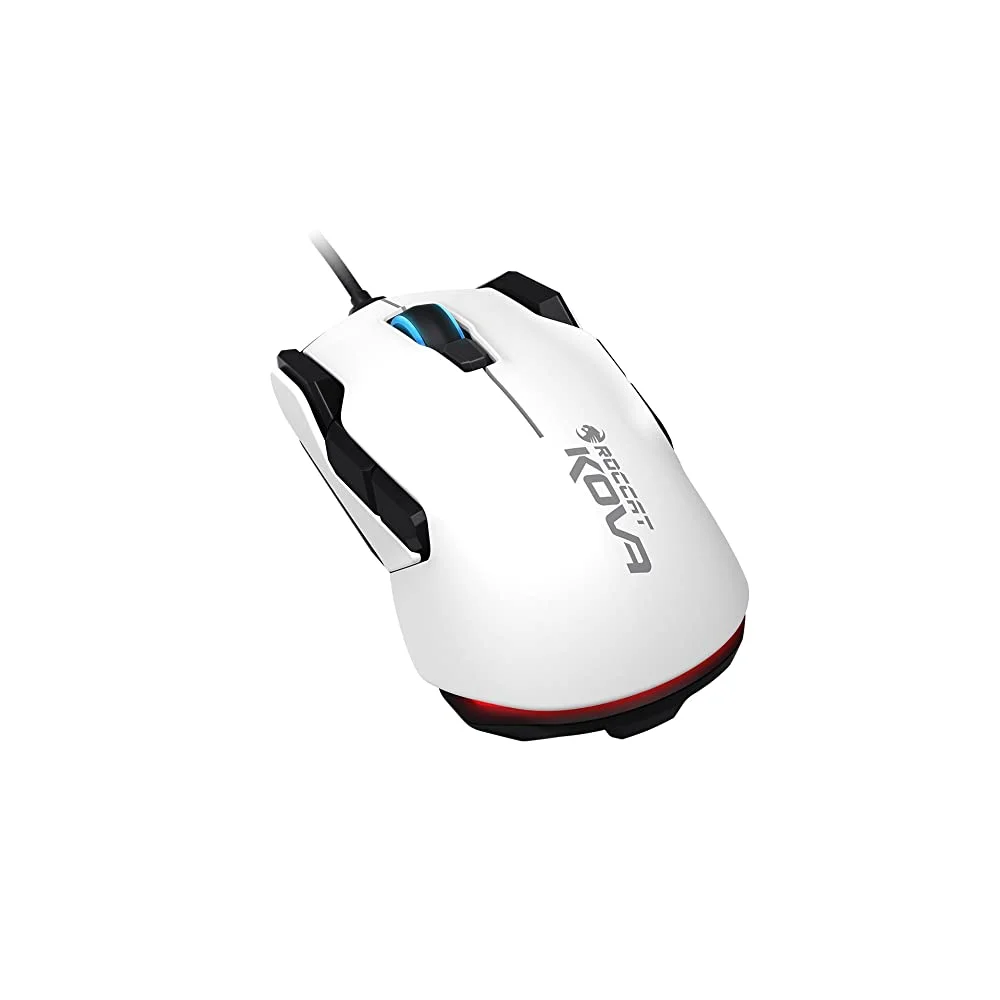 61Dlrdixvl. Ss1000 Roccat &Lt;Ul&Gt; &Lt;Li&Gt;7000Dpi Pro-Optic Sensor R6 -From 3500 Native Dpi Via Overdrive Mode&Lt;/Li&Gt; &Lt;Li&Gt;Ambidextrous Shape - Optimized For Both Left- And Right-Hand Use&Lt;/Li&Gt; &Lt;Li&Gt;Roccat Swarm  Integrated Next-Gen Driver System&Lt;/Li&Gt; &Lt;Li&Gt;Roccat Easy-Shift[+]  Duplicator Technology: 22 Functions&Lt;/Li&Gt; &Lt;Li&Gt;16.8M Multicolor Illumination Customizable Two-Level Light System&Lt;/Li&Gt; &Lt;/Ul&Gt; Gaming Mouse Roccat - Kova Pure Performance Ambidextrous Gaming Mouse (White)