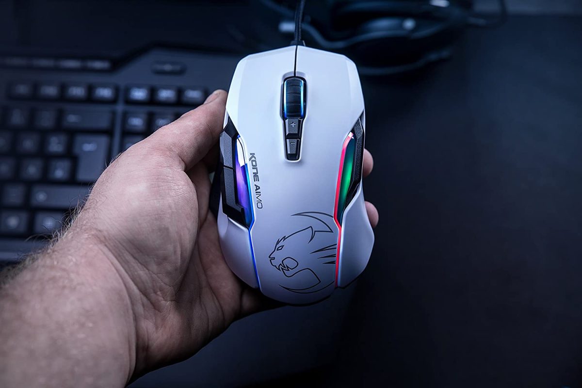 Roccat Https://Youtu.be/Mfk3Bmiiu8C Roccat® Swarm Powered – Comprehensive Driver Suite With A Striking Design And A Stunning Feature Set, The Kone Aimo Channels The Legacy Of Its Predecessor. It Boasts Refined Ergonomics With Enhanced Button Distinction, But What Truly Sets It Apart Is Its Rgba Double Lightguides Powered By The State-Of-The-Art Aimo Intelligent Lighting System. Aimo Is The Vivid Illumination Eco-System From Roccat®. Its Functionality Grows Exponentially Based On The Number Of Aimo-Enabled Devices Connected. It Also Reacts Intuitively And Organically To Your Computing Behavior. Eliminating The Need For Configuration, It Presents A State-Of-The-Art Lighting Scenario Right Out Of The Box, For A Completely Fluid, Next-Gen Experience. The Kone Aimo Features A Tri-Button Thumb Zone For A New And Even Greater Level Of Control. It Includes Two Wide Buttons Suitable For All Hand Sizes, Plus An Ergonomic Lower Button Set To Easy-Shift[+]™ By Default. Easy-Shift[+]™ Is The World-Famous Button Duplicator Technology That Lets You Assign A Secondary Function To The Mouse'S Buttons. It'S Easy To Program And Has Options For Simple Commands And Complex Macros. Gaming Mouse Roccat - Kone Aimo Rgba Smart Customization Gaming Mouse (White) , Designed In Germany