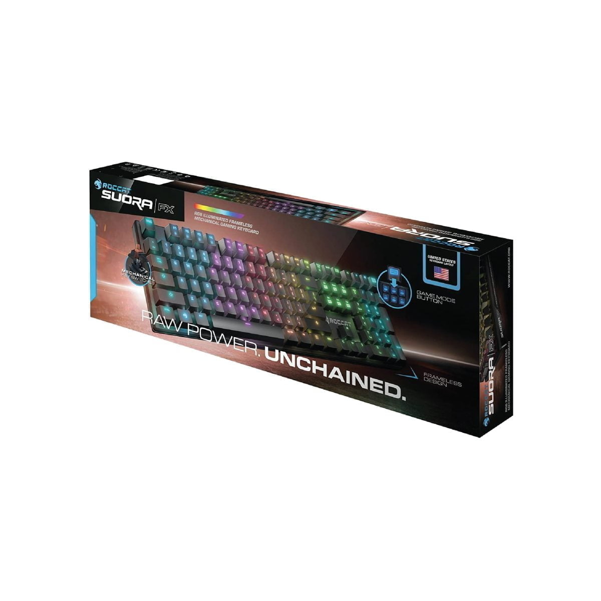 Ramadan2 26 Roccat 16.8M Color Key Back-Lighting With Quick Access To Stunning Effects Plus F1-F4 Key Lighting Fx Presets Quick Toggle: Wave, Breathing, Ripple, Solid Roccat Roccat Suora Fx - Rgb Illuminated Frameless Mechanical Gaming Keyboard