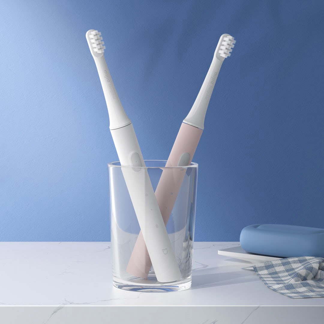 Ban Chai Dien T100 H3 Xiaomi Xiaomi Mijia T100 White Smart Electric Sonic Toothbrush Whitening (White)