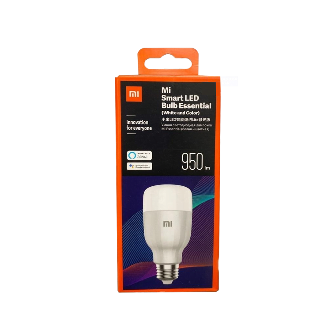 Ewe1231232 Xiaomi Xiaomi Mi Smart Led Bulb Essential(White And Color) Wifi Remote Control Smart Light Work With Alexa And Google Assistant, Voice Control, Wifi Connection, Adjustable Color Temperature, Scheduled On/Off, Smart App Control Xiaomi Mi Led Smart Bulb Essential Bulb (White And Color)(9W)