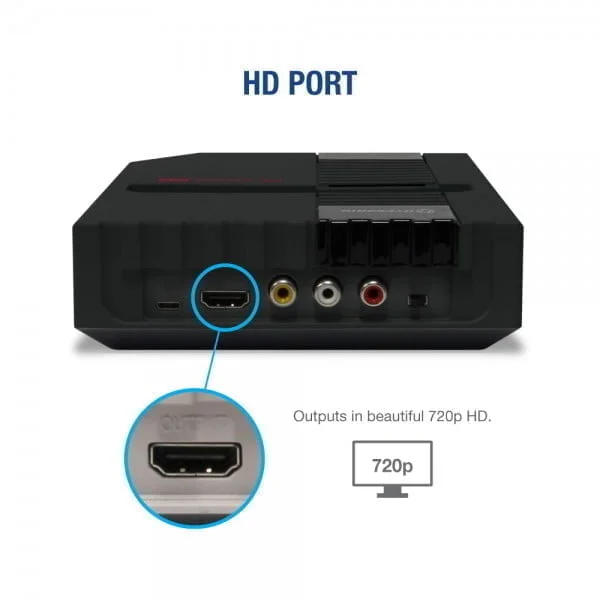 M01888 Bk Add Images 1 Amz1 1985 عالية الوضوح لم تكن الألعاب ذات 8 بت جيدة أبدًا! يتوافق Retron Hd مع خراطيش Nes® (Ntsc و Pal) بدقة 720 بكسل جميلة ونقية. وحدة تحكم الألعاب Retron 1 Hd لـ Nes® (أسود) - Hyperkin (150 لعبة) وحدة تحكم الألعاب Retron 1 Hd لـ Nes® (أسود) - Hyperkin (150 لعبة)