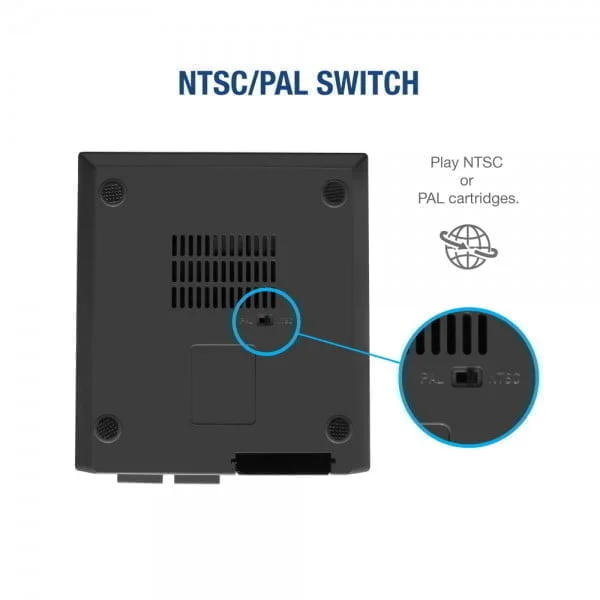 M01888 Bk Add Images 2 Amz1 1985 عالية الوضوح لم تكن الألعاب ذات 8 بت جيدة أبدًا! يتوافق Retron Hd مع خراطيش Nes® (Ntsc و Pal) بدقة 720 بكسل جميلة ونقية. وحدة تحكم الألعاب Retron 1 Hd لـ Nes® (أسود) - Hyperkin (150 لعبة) وحدة تحكم الألعاب Retron 1 Hd لـ Nes® (أسود) - Hyperkin (150 لعبة)