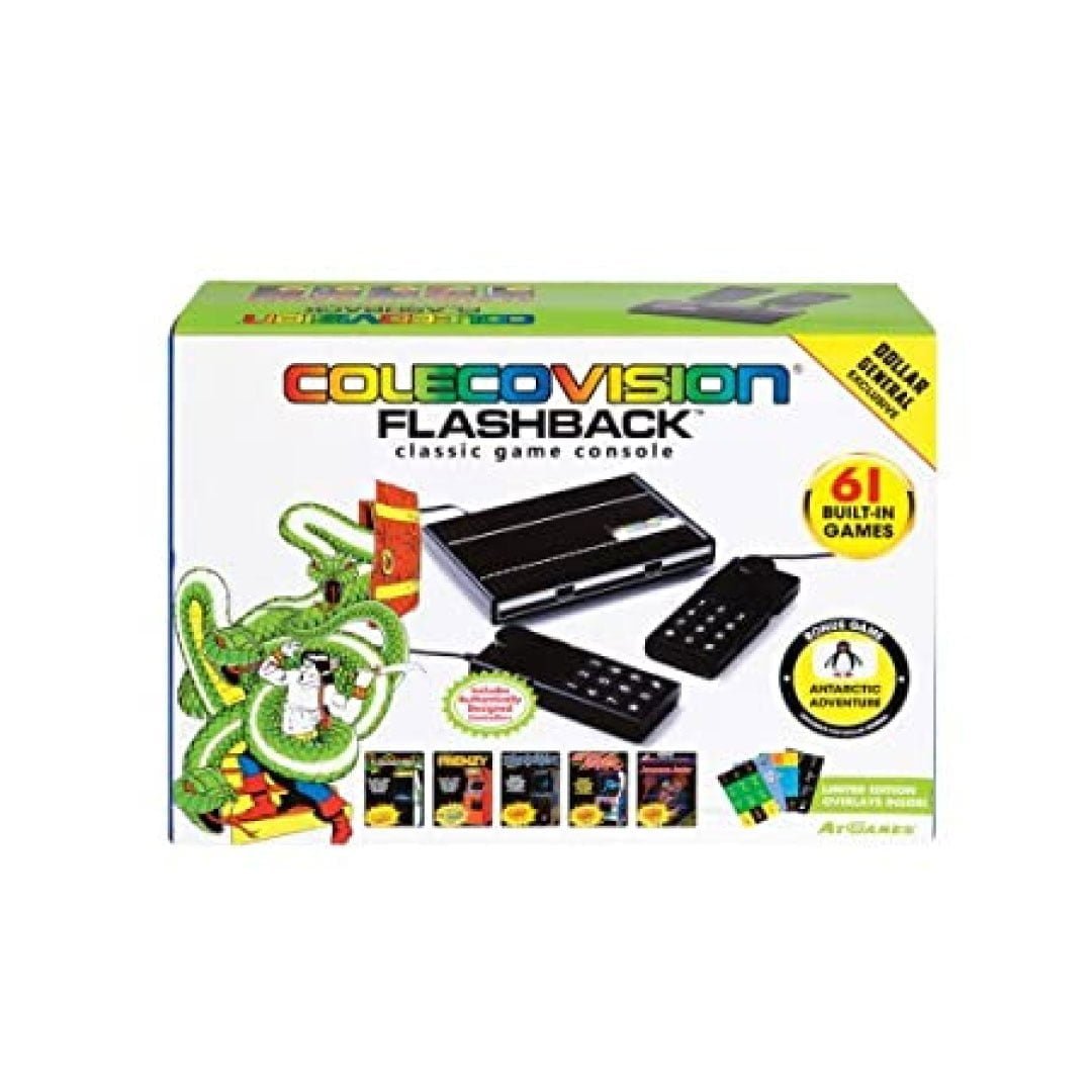 S23S &Lt;H1&Gt;Colecovision Flashback Console System With 2 Controllers 60 Games&Lt;/H1&Gt; Https://Youtu.be/5Lsm6Gjjvws &Lt;Div Class=&Quot;Pdp__Details&Quot;&Gt;&Lt;/Div&Gt; &Lt;Div&Gt;The System Comes With Two Controllers Styled After The Original Controllers, Complete With Number Pads And A Few Overlays For Classic Games. The Game Bundle (Listed Below) Is Impressive, With A Number Of A-List Colecovision Titles From Coleco, Sega, Atari, And Others.  The Console Connects To A Tv Via An Analog Composite Cable.&Lt;/Div&Gt; Colecovision Colecovision Flashback Console System With 2 Controllers 60 Games