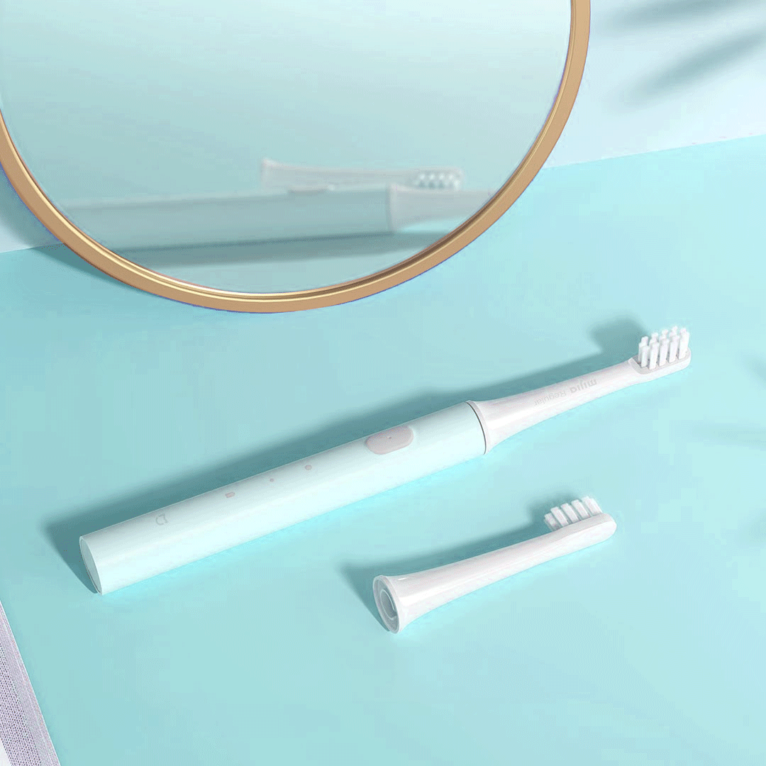 شاومي تبييض فرشاة الأسنان الكهربائية الذكية Xiaomi Mijia T100 (تركواز)