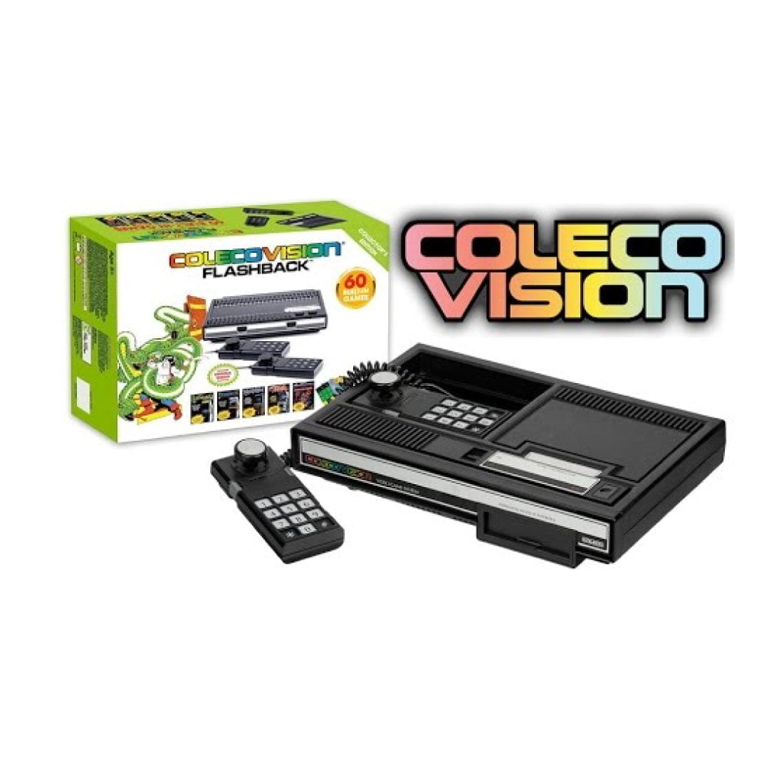 &Lt;H1&Gt;Colecovision Flashback Console System With 2 Controllers 60 Games&Lt;/H1&Gt; Https://Youtu.be/5Lsm6Gjjvws &Lt;Div Class=&Quot;Pdp__Details&Quot;&Gt;&Lt;/Div&Gt; &Lt;Div&Gt;The System Comes With Two Controllers Styled After The Original Controllers, Complete With Number Pads And A Few Overlays For Classic Games. The Game Bundle (Listed Below) Is Impressive, With A Number Of A-List Colecovision Titles From Coleco, Sega, Atari, And Others.  The Console Connects To A Tv Via An Analog Composite Cable.&Lt;/Div&Gt; Colecovision Colecovision Flashback Console System With 2 Controllers 60 Games