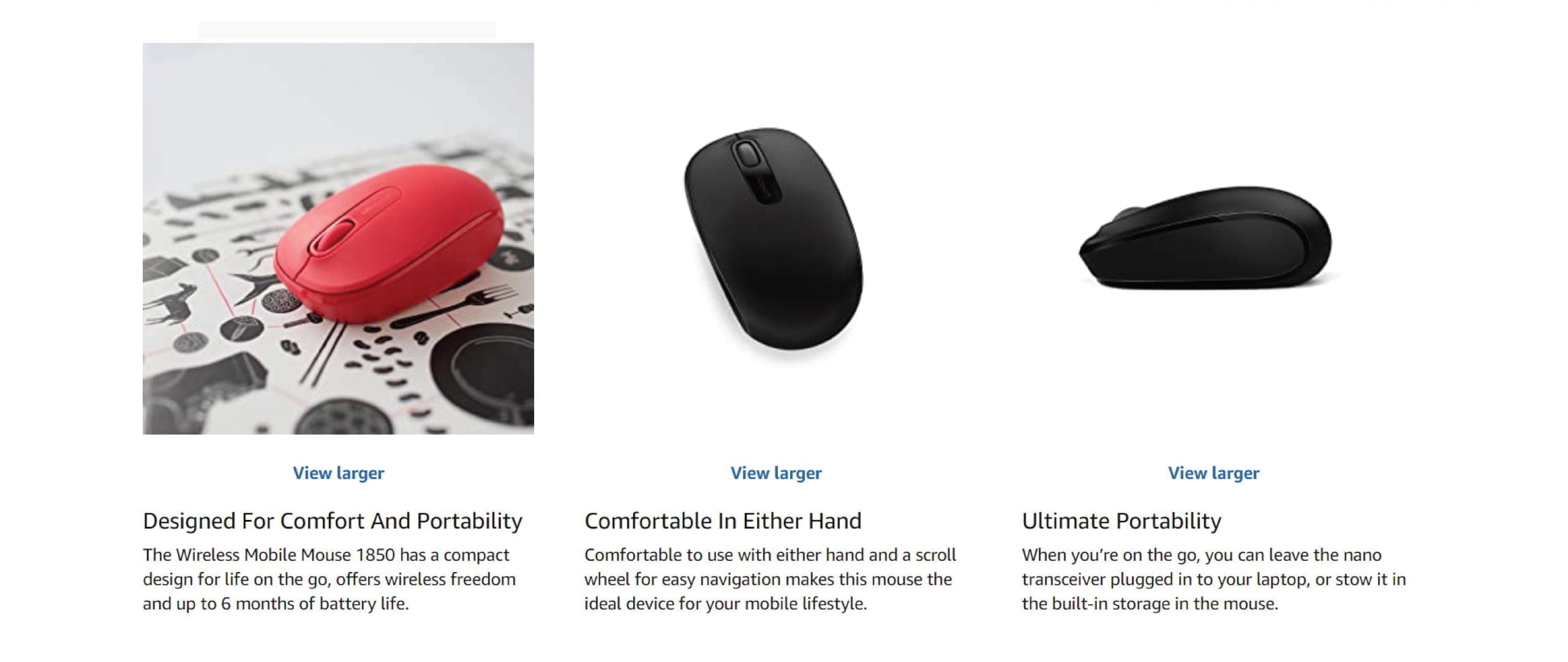 Mouse 245 09 Scaled Microsoft &Lt;Div Id=&Quot;Featurebullets_Feature_Div&Quot; Class=&Quot;Celwidget&Quot; Data-Feature-Name=&Quot;Featurebullets&Quot; Data-Cel-Widget=&Quot;Featurebullets_Feature_Div&Quot;&Gt; &Lt;Div Id=&Quot;Feature-Bullets&Quot; Class=&Quot;A-Section A-Spacing-Medium A-Spacing-Top-Small&Quot;&Gt; &Lt;Ul Class=&Quot;A-Unordered-List A-Vertical A-Spacing-Mini&Quot;&Gt; &Lt;Li&Gt;&Lt;Span Class=&Quot;A-List-Item&Quot;&Gt;Designed For Comfort And Portability&Lt;/Span&Gt;&Lt;/Li&Gt; &Lt;Li&Gt;&Lt;Span Class=&Quot;A-List-Item&Quot;&Gt;For Left Or Right Handed Use&Lt;/Span&Gt;&Lt;/Li&Gt; &Lt;Li&Gt;&Lt;Span Class=&Quot;A-List-Item&Quot;&Gt;Built-In Storage For The Nano Transceiver&Lt;/Span&Gt;&Lt;/Li&Gt; &Lt;Li&Gt;&Lt;Span Class=&Quot;A-List-Item&Quot;&Gt;Available In Multiple Colors&Lt;/Span&Gt;&Lt;/Li&Gt; &Lt;Li&Gt;&Lt;Span Class=&Quot;A-List-Item&Quot;&Gt;Aa Batteries Required (Best With Polaroid Aa Batteries)&Lt;/Span&Gt;&Lt;/Li&Gt; &Lt;/Ul&Gt; Https://Www.youtube.com/Watch?V=Ace_Evg1-Tq &Lt;/Div&Gt; &Lt;/Div&Gt; Microsoft Wireless Mobile Mouse 1850 - Black Microsoft Wireless Mobile Mouse 1850 - Black