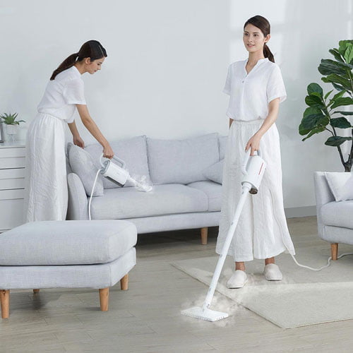 Dem Zq600 3 5478 1566298799 Xiaomi It Is Time-Consuming And Annoying To Clean House With Traditional Cleaning Tools, Such As Buckets, Mops, And Brooms. Luckily, We Can Substitute The Steam Cleaner For Those Tools. The Versatile Cleaner Includes 5 Useful Cleaning Attachments, Which Can Be Used To Clean Small Corners, Floors, Upholsteries, Curtains, Carpets And So Forth. Moreover, There Is An Optional Wand, With Which You Can Easily Clean The Large-Area Floor. Why Not Take One Home And Try Out? Https://Youtu.be/0Z4V6Iqcu-W Xiaomi Xiaomi Deerma Dem-Zq600 Steam Cleaner (Healthy Home)