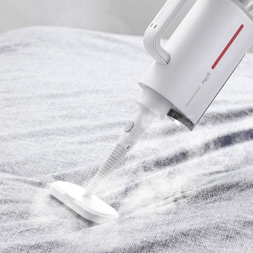 Dem Zq600 7 5478 1566298799 Xiaomi It Is Time-Consuming And Annoying To Clean House With Traditional Cleaning Tools, Such As Buckets, Mops, And Brooms. Luckily, We Can Substitute The Steam Cleaner For Those Tools. The Versatile Cleaner Includes 5 Useful Cleaning Attachments, Which Can Be Used To Clean Small Corners, Floors, Upholsteries, Curtains, Carpets And So Forth. Moreover, There Is An Optional Wand, With Which You Can Easily Clean The Large-Area Floor. Why Not Take One Home And Try Out? Https://Youtu.be/0Z4V6Iqcu-W Xiaomi Xiaomi Deerma Dem-Zq600 Steam Cleaner (Healthy Home)