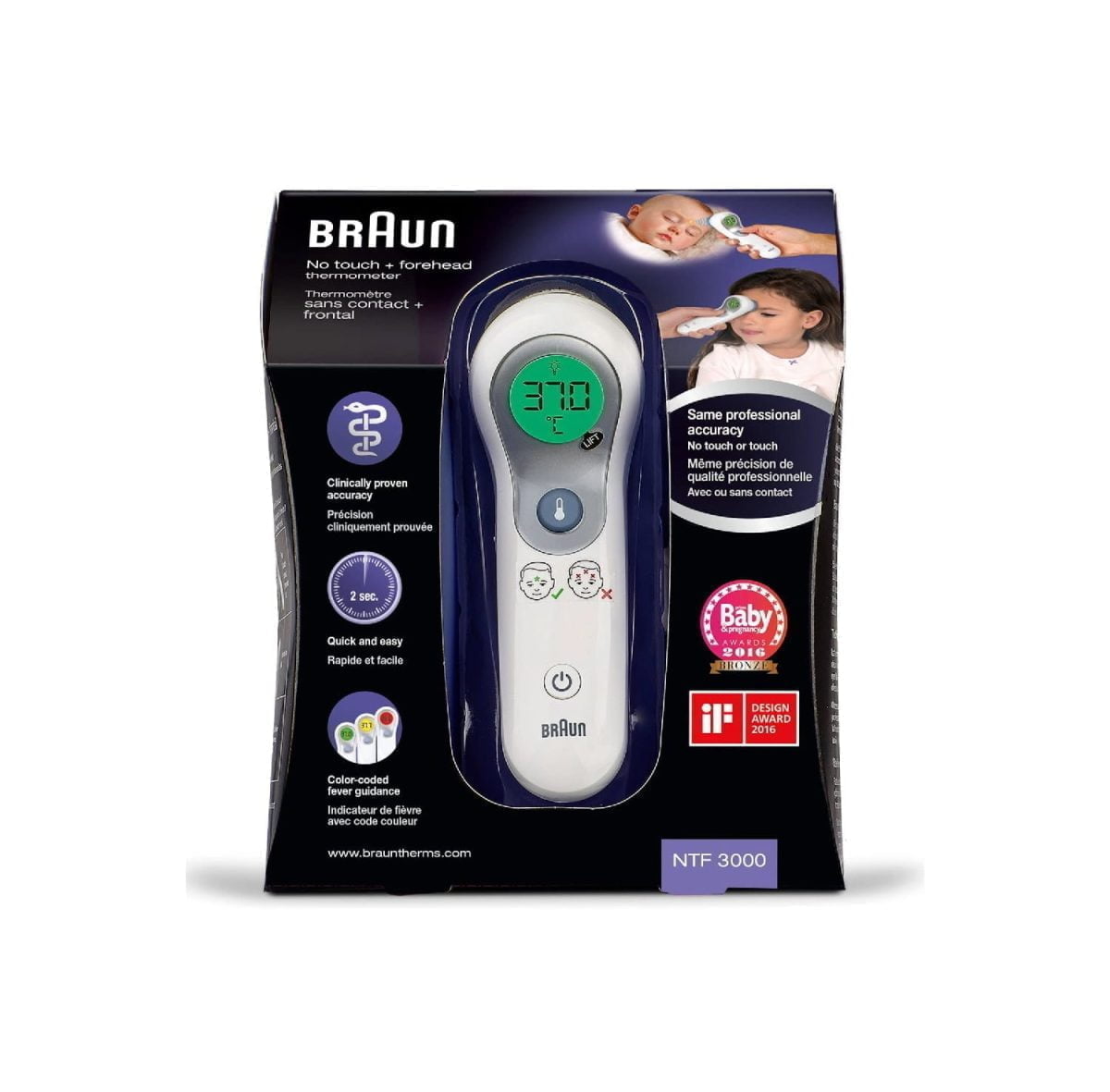 Lablab8 06 Braun &Lt;Div Class=&Quot;Product Attribute Overview&Quot;&Gt; &Lt;Div Class=&Quot;Value&Quot;&Gt; &Lt;Ul&Gt; &Lt;Li&Gt;Quick And Convenient Measurement In Both No Touch And Touch Mode&Lt;/Li&Gt; &Lt;Li&Gt;Colour-Coded Temperature Guidance&Lt;/Li&Gt; &Lt;Li&Gt;Silent Mode&Lt;/Li&Gt; &Lt;/Ul&Gt; [Video Width=&Quot;720&Quot; Height=&Quot;404&Quot; Mp4=&Quot;Https://Lablaab.com/Wp-Content/Uploads/2020/05/B1T8F7T-Ias.mp4&Quot;][/Video] &Lt;/Div&Gt; &Lt;/Div&Gt; Braun No Touch Plus Touch Forehead Thermometer (Ntf3000)