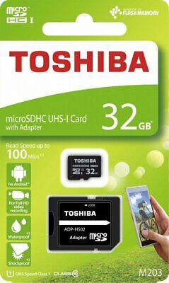 S L400 Toshiba التقط لحظاتك الثمينة ، بطاقة Microsd ™ Uhs-I الجديدة قادرة على نقل البيانات بسرعة إلى جهاز الكمبيوتر بمعدل سرعة قراءة أعلى وتوفر سعة كبيرة مع بنية Bics Flash ™. Https://Youtu.be/Nz8_Xb0-Ebc بطاقة Toshiba M203 Microsdhc سعة 32 جيجا بايت الفئة 10 Uhs-I مع محول Sd