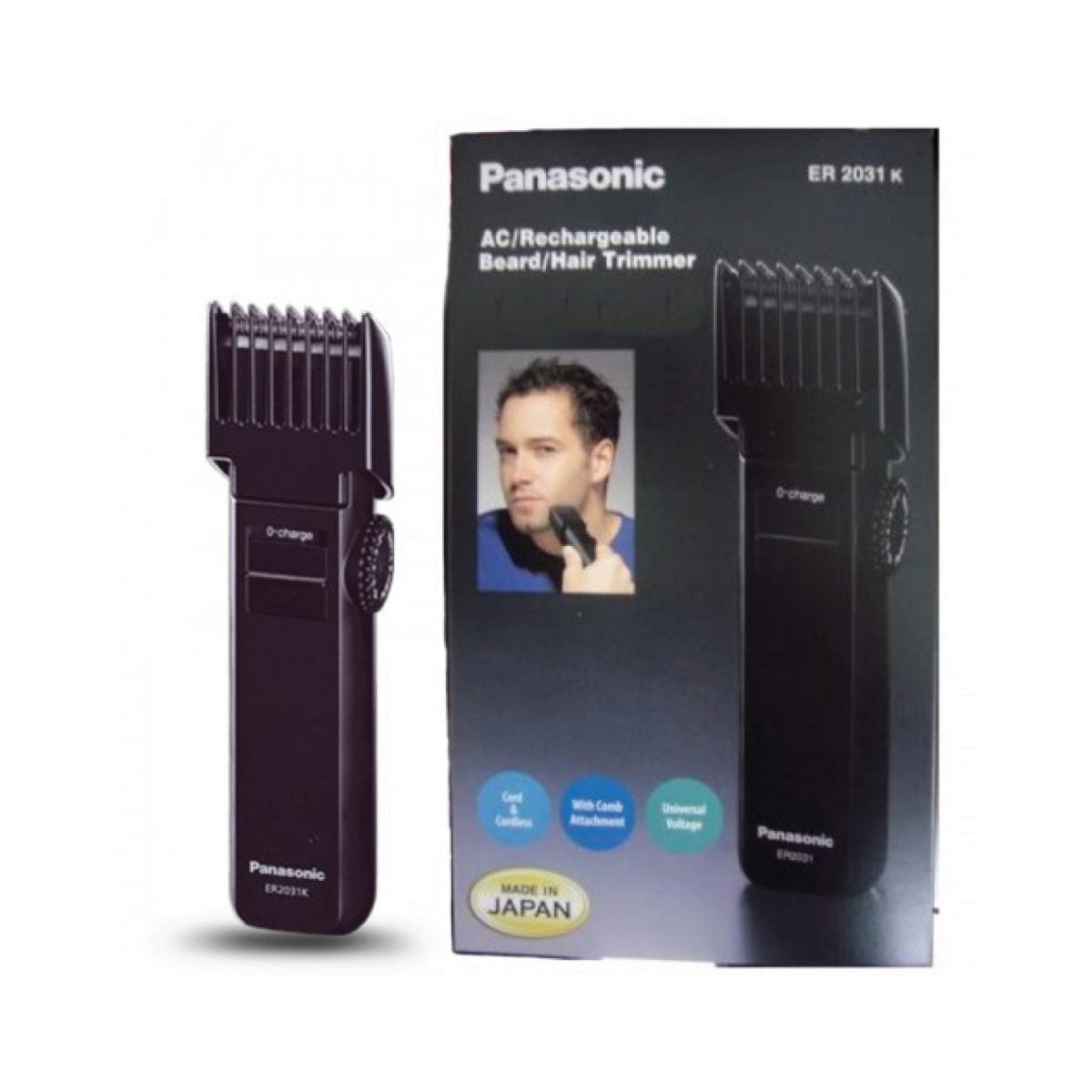 Sdweq 06 Scaled Panasonic Panasonic Rechargeable Beard &Amp; Body Hair Trimmer, Black (Er2031K)
