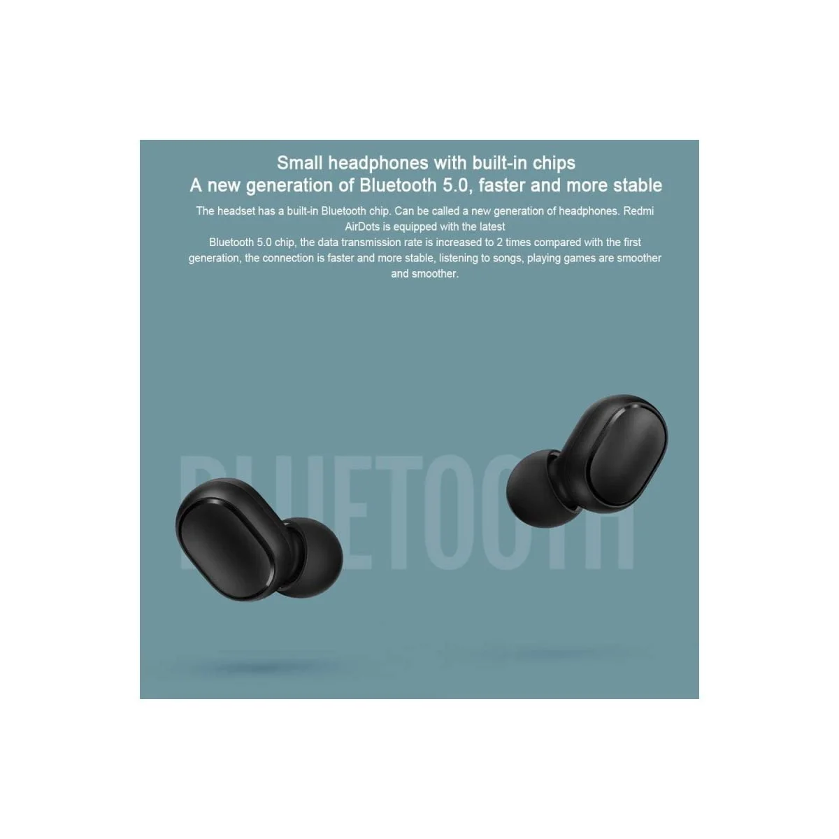 13808976 4 Xiaomi Redmi Airdots Is Equipped With The Latest Bluetooth 5.0 Chip, The Data Transfer Rate Is Up To 2 Times Compared With The Previous Generation, The Connection Is Faster And More Stable. Listening To Songs And Playing Games Are Smoother. Https://Youtu.be/Navo49Ya_Re Xiaomi Xiaomi (Twsej05Ls) Redmi Airdots Basic S Wireless Bluetooth Sweat Proof Earbuds - Black