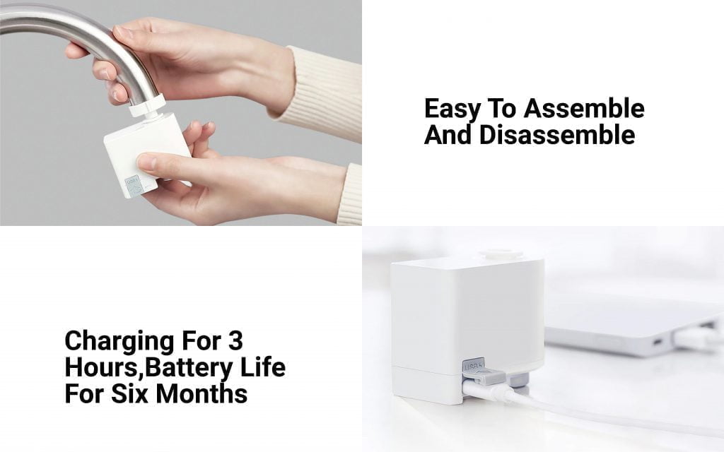 Xiaomi - Xiaoda Automatic Water Saver Tap - Global Version | Xiaomi Dubai