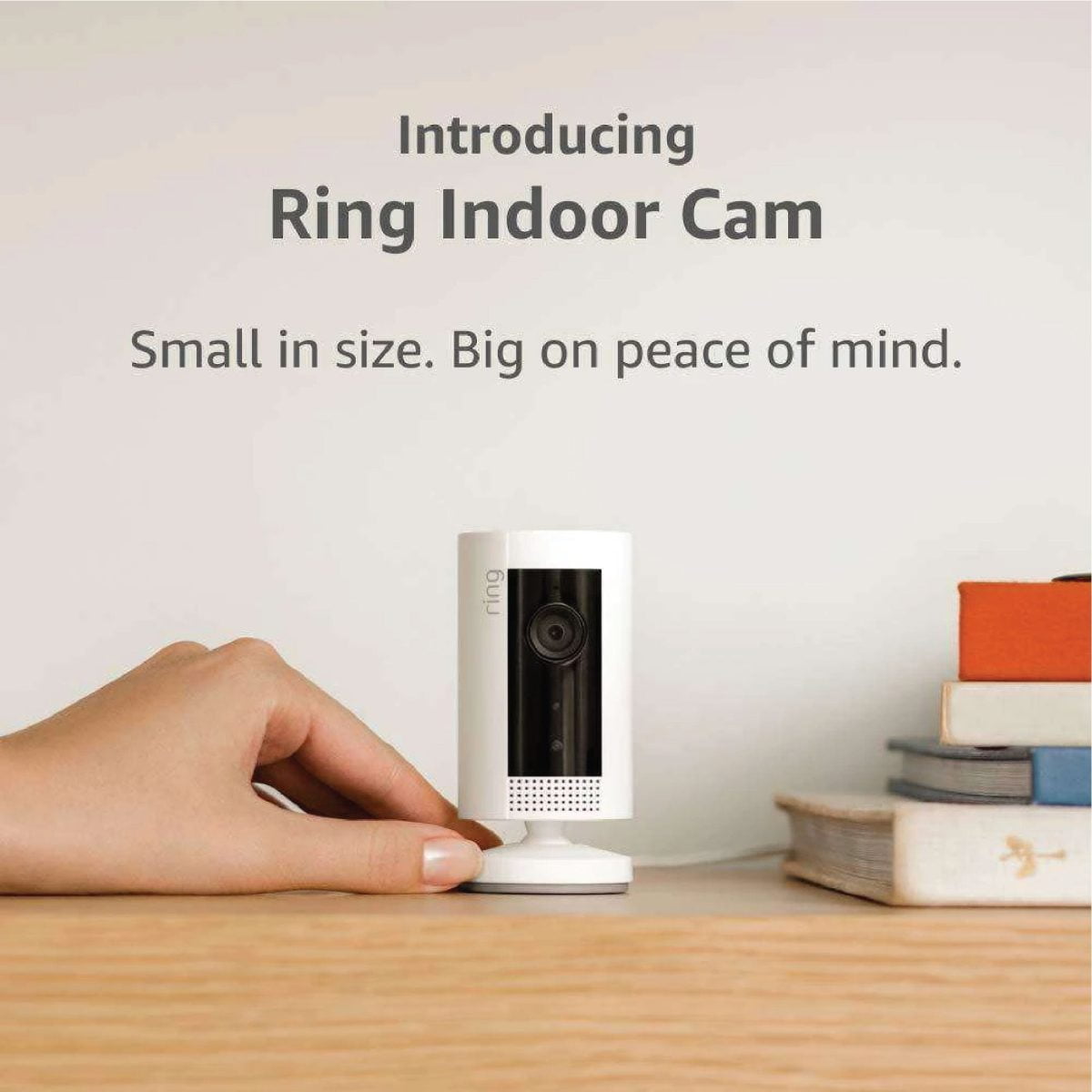 Ring Indoor Cam Compact Plug In Hd Security Camera With Two Way Talk White Works With Alexa