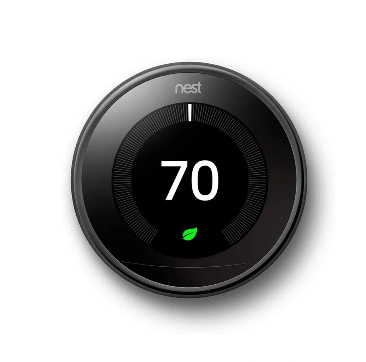 Google Nest Learning Smart Wifi Thermostat 3Rd Gen - T3018Us  Mirror Black