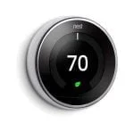 Google Nest Learning Smart Wifi Thermostat 3rd gen - T3019US Polished Steel