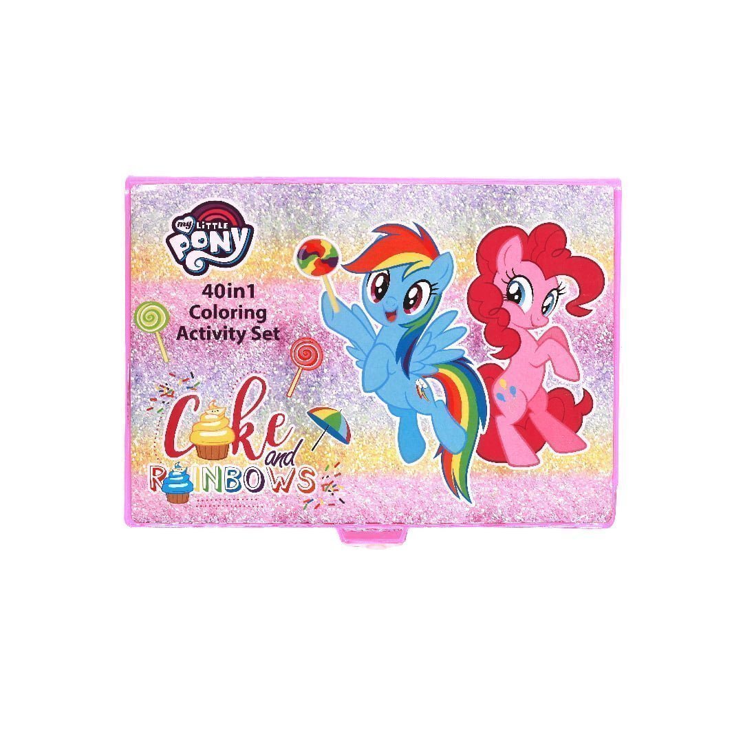2123Sds 01 My Little Pony &Amp;Lt;Div Class=&Amp;Quot;Woocommerce-Product-Details__Short-Description&Amp;Quot;&Amp;Gt; &Amp;Lt;Strong&Amp;Gt;Items Included In The Package:&Amp;Lt;/Strong&Amp;Gt; 8 Markers, 8 Crayons, 12 Water Colors, 6 Color Pencils, 2 Stickers, 1 Ruler With Sticker, 1 Eraser, 1 Sharpener, 1 Brush, 1 Transparent Palette With Plastic Handle &Amp;Lt;/Div&Amp;Gt; My Little Pony My Little Pony 40 In 1 Coloring Activity Set (Mlp52) Stationary 40 Pieces Multi Color Set