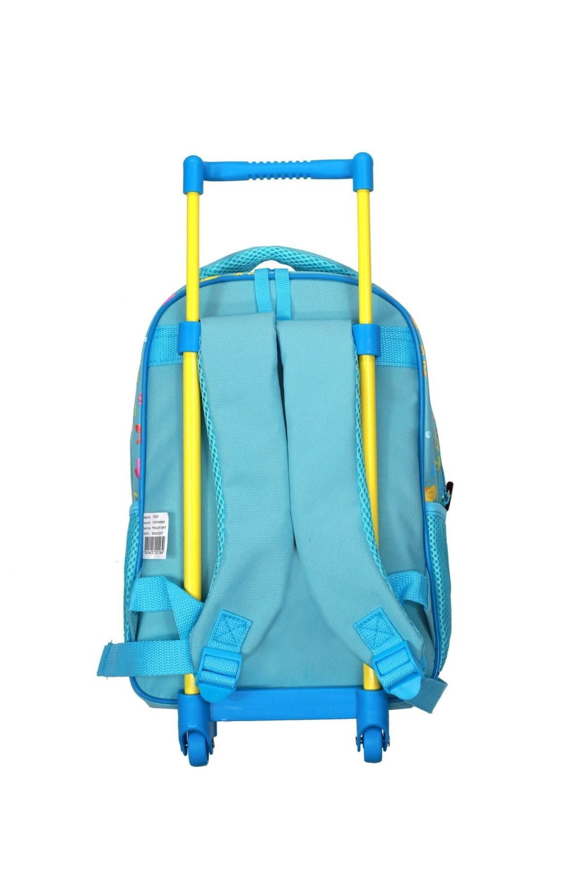 Bsr23 1091T 3 Scaled The Trolley Bag Is A Reliable Companion For Your Journey. The Trolley Features Main Zip Compartment To Keep Your Child'S Belonging Or School Items. The Trolley Has Comfortable Handle On The Top. The Fine Quality Material And Printing Makes It Durable And Stylish Option. It Is Easy To Zip And Unzip With Smooth Zippers And Pullers. The Wheels On The Bottom Make It Easy To Drag. Wipe With A Clean And Dry Cloth. Baby Shark Trolley Bag 13 Baby Shark Trolley Bag 13&Quot; - 2 Main Compartments And 2 Side Pockets (Blue)