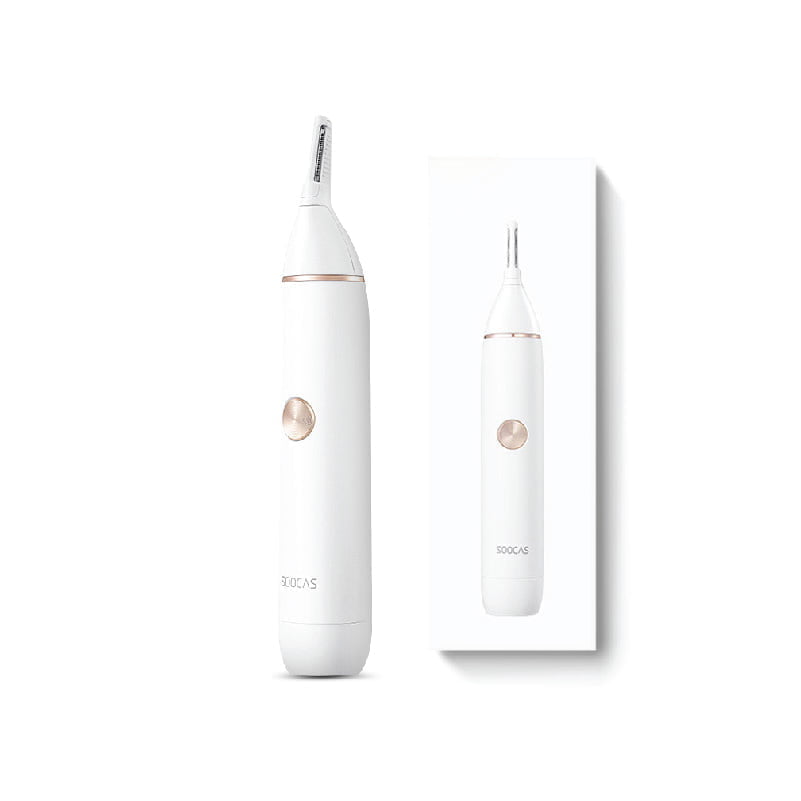 F2132S 01 Xiaomi Https://Youtu.be/Ijbkv5O8I4C Soocas Nose Hair Trimmer Ear Hair Shaver Waterproof Xiaomi Ecosystem Product - White