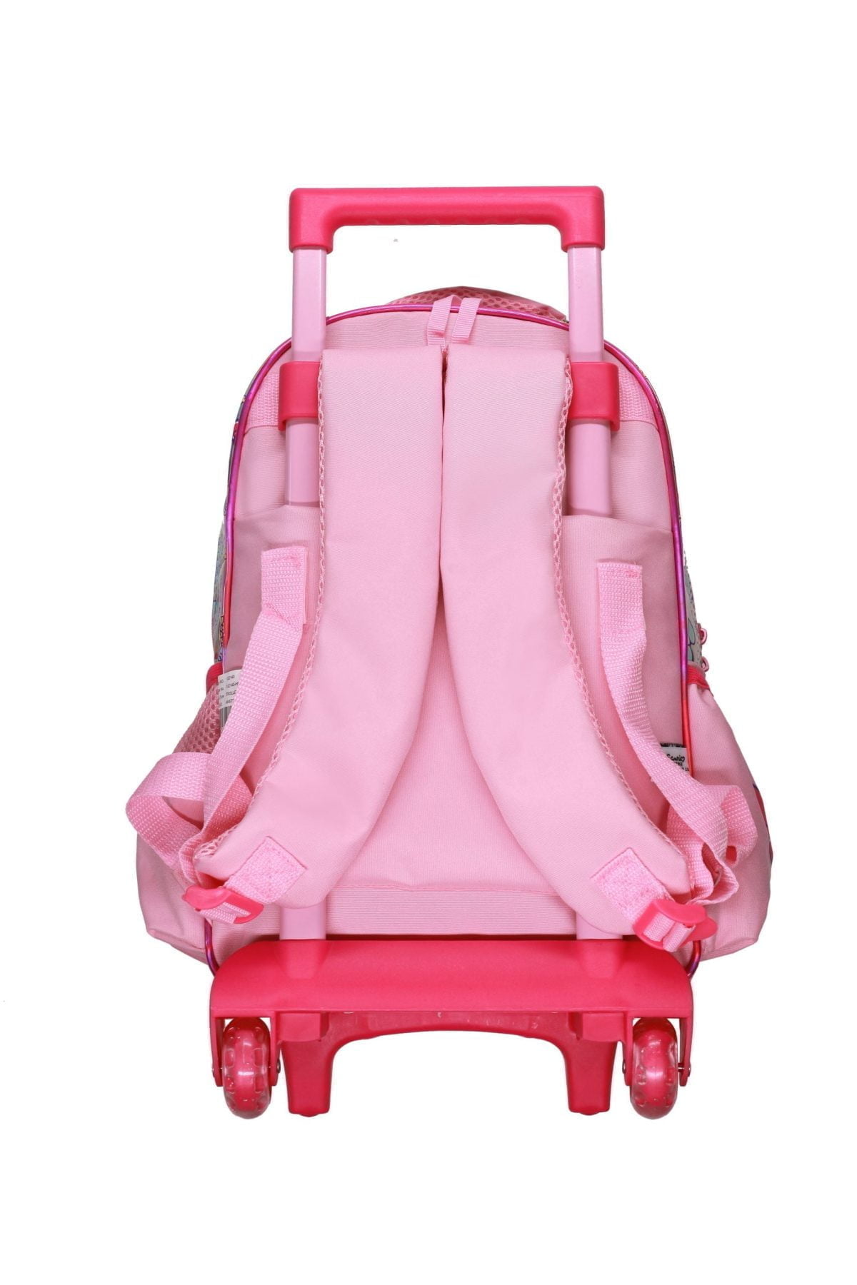 Hk672 3090T 3 Scaled Hello Kitty The Trolley Bag Is A Reliable Companion For Your Journey. The Trolley Features Main Zip Compartment To Keep Your Child'S Belonging Or School Items. The Trolley Has Comfortable Handle On The Top. The Fine Quality Material And Printing Makes It Durable And Stylish Option. It Is Easy To Zip And Unzip With Smooth Zippers And Pullers. The Wheels On The Bottom Make It Easy To Drag. Wipe With A Clean And Dry Cloth. Hello Kitty Trolley Bag Hello Kitty Trolley Bag 15&Quot; - 2 Main Compartments And 2 Side Pockets (Hk672)