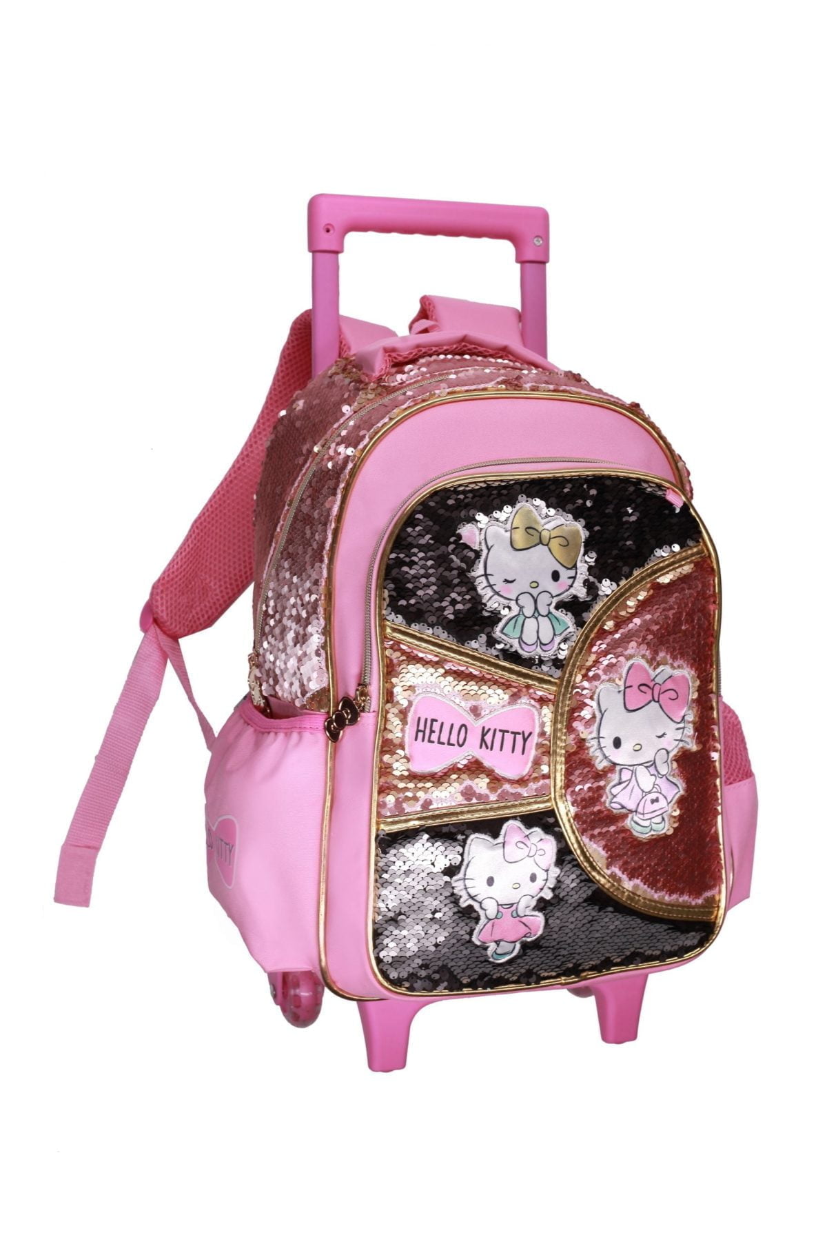 Hk674 3090T 3 Scaled Hello Kitty The Trolley Bag Is A Reliable Companion For Your Journey. The Trolley Features Main Zip Compartment To Keep Your Child'S Belonging Or School Items. The Trolley Has Comfortable Handle On The Top. The Fine Quality Material And Printing Makes It Durable And Stylish Option. It Is Easy To Zip And Unzip With Smooth Zippers And Pullers. The Wheels On The Bottom Make It Easy To Drag. Wipe With A Clean And Dry Cloth. &Lt;Ul&Gt; &Lt;Li&Gt; Adorable Hello Kitty Print Backpack For Your Little One&Lt;/Li&Gt; &Lt;Li&Gt;Perfect For School, Picnic And More&Lt;/Li&Gt; &Lt;Li&Gt;Offers Plenty Of Space To Store Kid'S Essentials&Lt;/Li&Gt; &Lt;/Ul&Gt; Hello Kitty Trolley Bag Hello Kitty Trolley Bag 15&Quot; - 2 Main Compartments And 2 Side Pockets (Hk674) With Hello Kitty Pencil Case