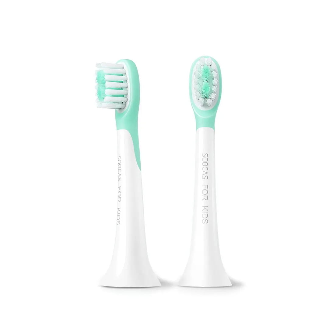 Eqwe22 02 Xiaomi - Only Suitable For Soocas Kids' Sonic Electric Toothbrush &Lt;Div&Gt;- Us Dupont Antibacterial Soft Bristles, Tynex Classic 0.127Mm&Lt;/Div&Gt; &Lt;Div&Gt; - Fda Food And Drug Safety Testing, Guarantee Brush Head Safety And Hygiene &Lt;Div&Gt;- Soocas Specializes In Soft Rubber-Wrapped Small Brush Heads For Children, Give Your Baby Full Protection, Not Allergic&Lt;/Div&Gt; &Lt;Div&Gt; &Lt;Div&Gt;- 3D Stereo Brush Head, Cleaner Is More Effective, Fit The Surface Of The Tooth, Deep Into The Tooth Surface And Tooth Gap&Lt;/Div&Gt; &Lt;/Div&Gt; &Lt;/Div&Gt; Soocas Kids Sonic Electric Toothbrush Head Soocas Kids Sonic Electric Toothbrush Head (2 Pcs) General Clean - Green