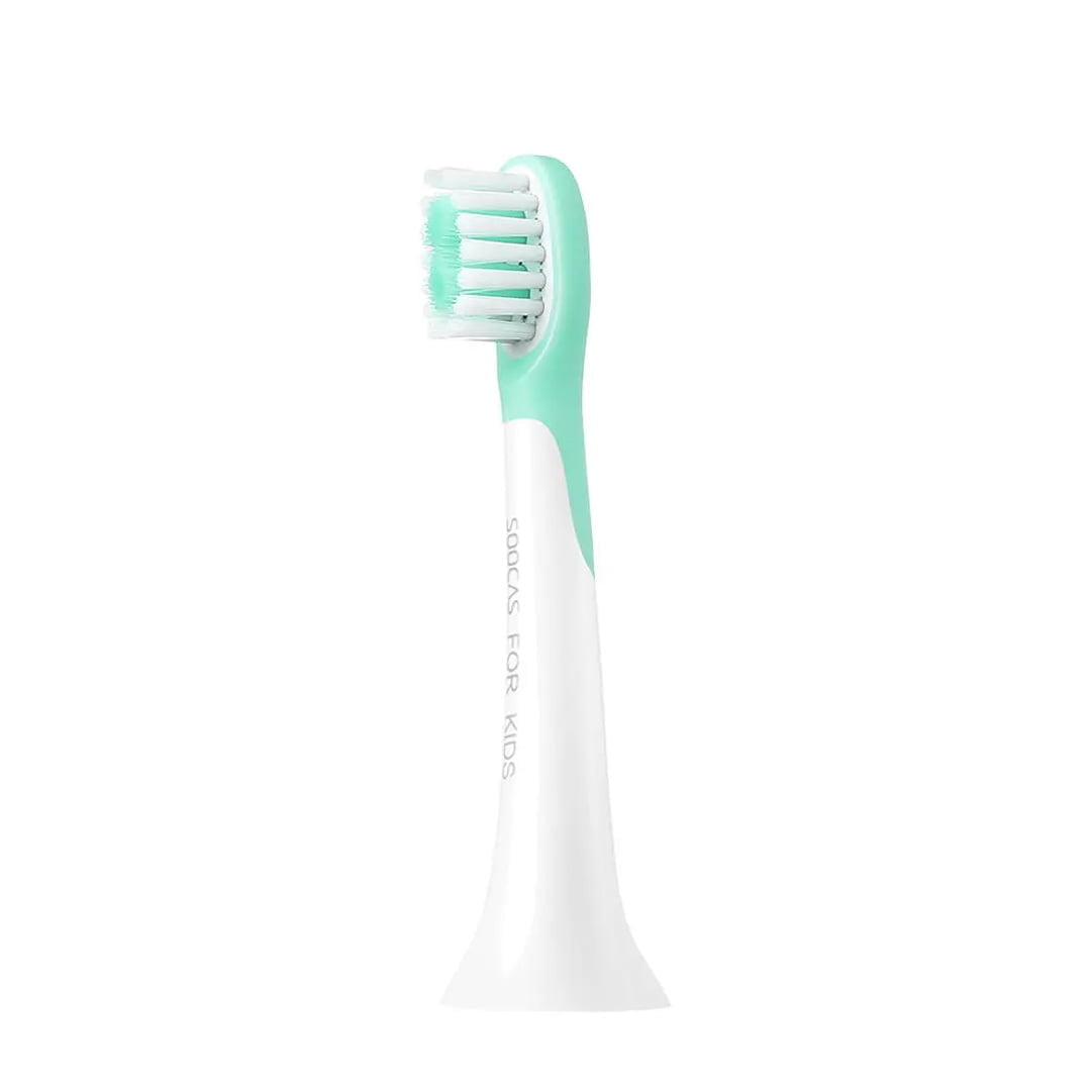 Eqwe22 03 Xiaomi - Only Suitable For Soocas Kids' Sonic Electric Toothbrush &Lt;Div&Gt;- Us Dupont Antibacterial Soft Bristles, Tynex Classic 0.127Mm&Lt;/Div&Gt; &Lt;Div&Gt; - Fda Food And Drug Safety Testing, Guarantee Brush Head Safety And Hygiene &Lt;Div&Gt;- Soocas Specializes In Soft Rubber-Wrapped Small Brush Heads For Children, Give Your Baby Full Protection, Not Allergic&Lt;/Div&Gt; &Lt;Div&Gt; &Lt;Div&Gt;- 3D Stereo Brush Head, Cleaner Is More Effective, Fit The Surface Of The Tooth, Deep Into The Tooth Surface And Tooth Gap&Lt;/Div&Gt; &Lt;/Div&Gt; &Lt;/Div&Gt; Soocas Kids Sonic Electric Toothbrush Head Soocas Kids Sonic Electric Toothbrush Head (2 Pcs) General Clean - Green