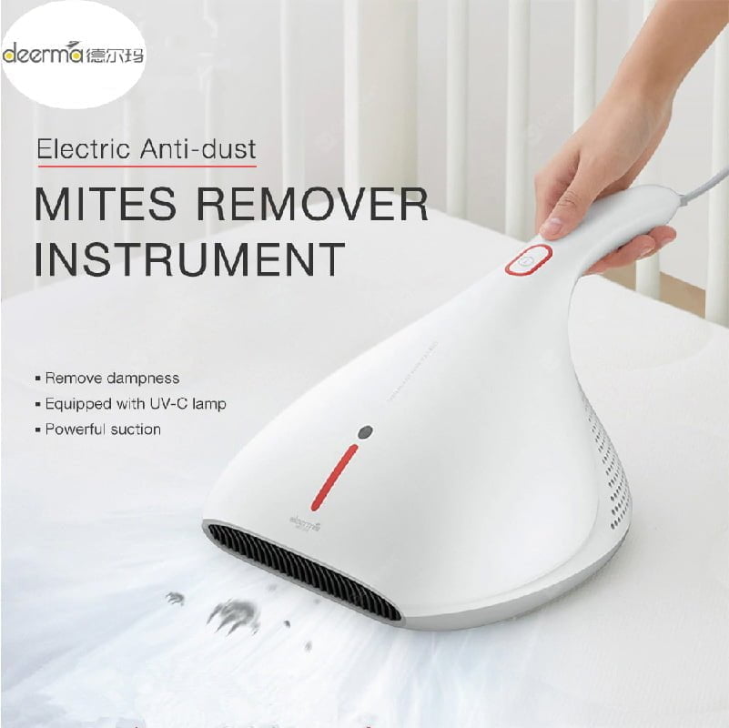 Eqwewew 05 - It Has Powerful Suction To Vacuum Dirt, Mites, Dander, Etc. - Remove Dampness. It Has A Warm Air Outlet, Can Make Your Bed Dry And Comfy - Equipped With Uv-C Lamp, The Sterilization Rate Is Up To 99.99% - Comfortable Curved Handle And One-Touch Start Button. Make One-Handed Control More Comfortable [Video Width=&Quot;1280&Quot; Height=&Quot;720&Quot; Mp4=&Quot;Https://Lablaab.com/Wp-Content/Uploads/2020/08/Myqmkexgnyfqfrdtkrx__Hd.mp4&Quot;][/Video] Deerma Deerma Cm800 Uvc Light Mites Vacuum Cleaner Handheld