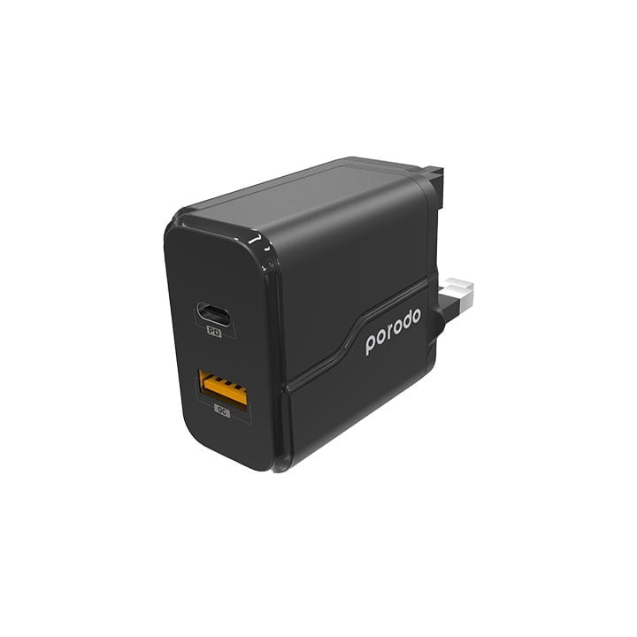 Porodo Dual Port Wall Charger Pd 18W Qc3 0 Uk With Braided Type C To Lightning Pd Cable 1 2M9E &Amp;Lt;Div Class=&Amp;Quot;Desc&Amp;Quot;&Amp;Gt; Wall Charger Fire Retardant Built-In Protective Mechanism Over-Current Protection High-Grade Components &Amp;Lt;/Div&Amp;Gt; &Amp;Lt;Div Class=&Amp;Quot;Color_Box&Amp;Quot;&Amp;Gt;&Amp;Lt;/Div&Amp;Gt; Wall Charger Dual Port Pd 18W + Qc3.0 With Braided Type-C To Lightning Pd Cable 1.2M