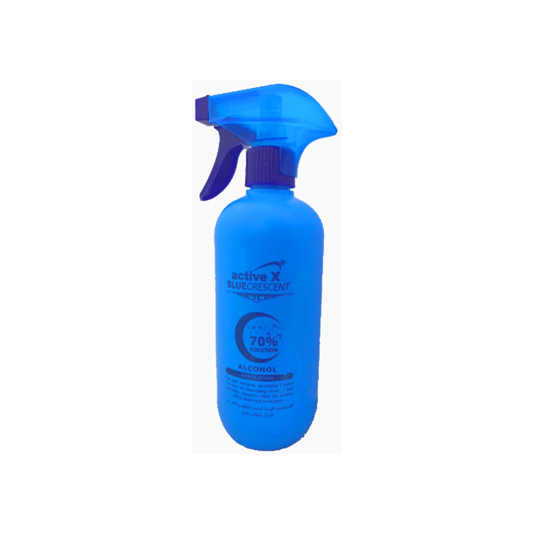 E12321412 For Your Everyday All-Around Alcohol Use, Best For Massaging, Cleaning, And Sanitation Purposes. Ideal For Homes, Offices, Hotel, And Restaurants Active X Blue Crescent 70% Solution Alcohol