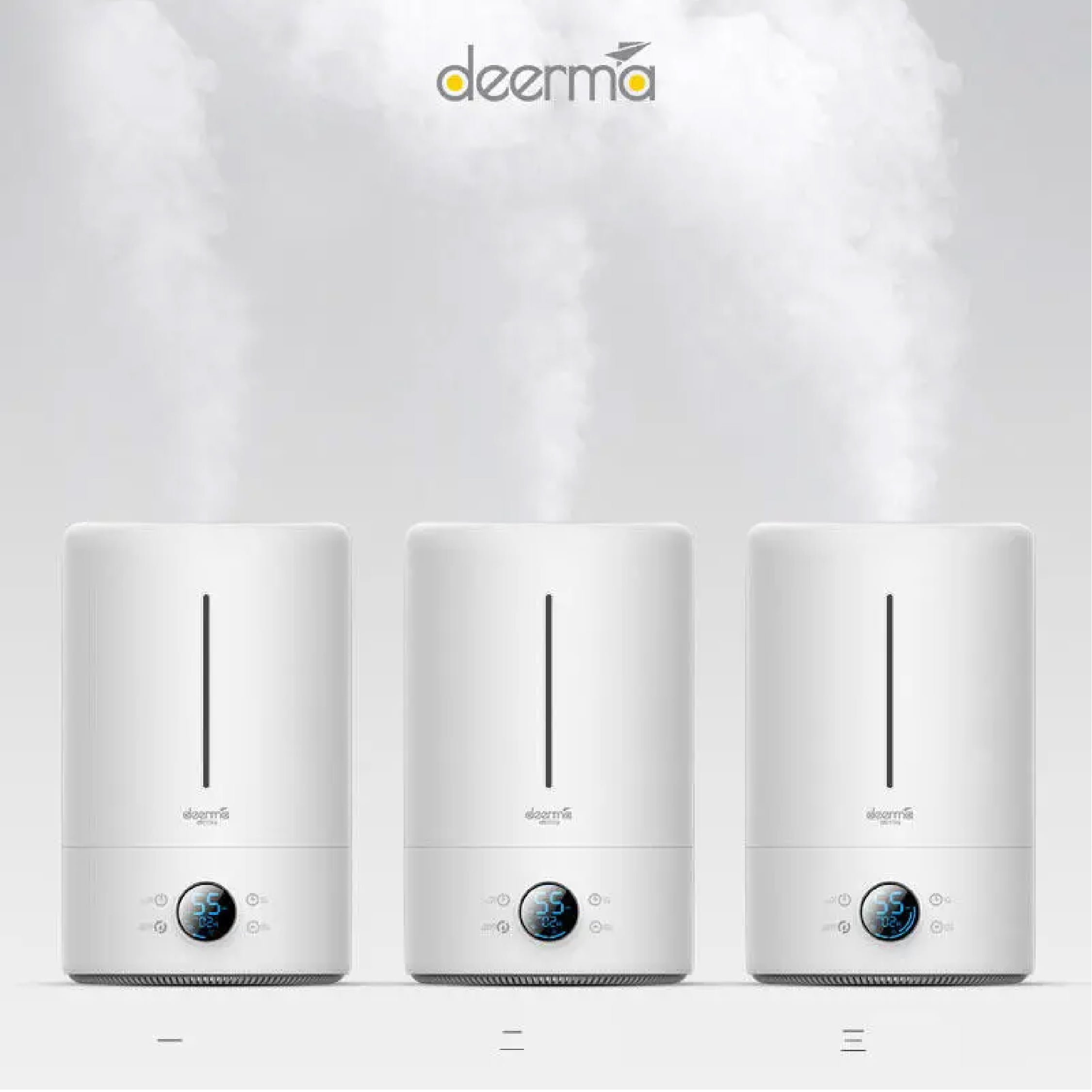 Deerma F628S UV Lamp Sterilization Smart Humidifier 5L Water Capacity  12-hour Timing Touch Display | Dubai