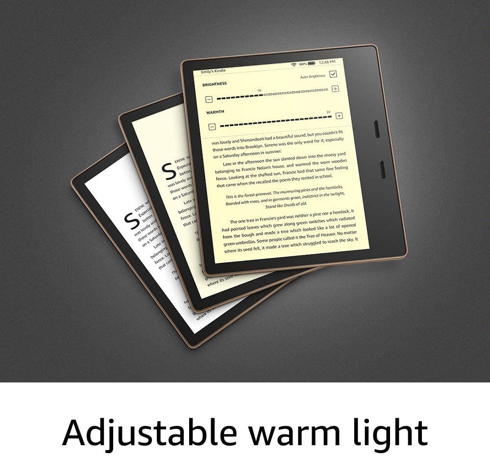 Amazon &Lt;H1&Gt;All-New Kindle Oasis (10Th Gen), Now With Adjustable Warm Light, 7&Quot; Display, Waterproof, 32 Gb, Wi-Fi, Graphite&Lt;/H1&Gt; &Lt;Ul Class=&Quot;A-Unordered-List A-Vertical A-Spacing-Mini&Quot;&Gt; &Lt;Li&Gt;&Lt;Span Class=&Quot;A-List-Item&Quot;&Gt;Our Largest, Highest Resolution Display— 7” And 300 Ppi, Glare-Free.&Lt;/Span&Gt;&Lt;/Li&Gt; &Lt;Li&Gt;&Lt;Span Class=&Quot;A-List-Item&Quot;&Gt;Adjustable Warm Light To Shift Screen Shade From White To Amber.&Lt;/Span&Gt;&Lt;/Li&Gt; &Lt;Li&Gt;&Lt;Span Class=&Quot;A-List-Item&Quot;&Gt;Waterproof (Ipx8) So You Can Read In The Bath Or By The Pool.&Lt;/Span&Gt;&Lt;/Li&Gt; &Lt;Li&Gt;&Lt;Span Class=&Quot;A-List-Item&Quot;&Gt;Thin And Light Ergonomic Design With Dedicated Page Turn Buttons.&Lt;/Span&Gt;&Lt;/Li&Gt; &Lt;Li&Gt;&Lt;Span Class=&Quot;A-List-Item&Quot;&Gt;Reads Like Real Paper With The Latest E-Ink Technology For Fast Page Turns.&Lt;/Span&Gt;&Lt;/Li&Gt; &Lt;Li&Gt;&Lt;Span Class=&Quot;A-List-Item&Quot;&Gt;Keep Reading - A Single Charge Lasts Weeks, Not Hours.&Lt;/Span&Gt;&Lt;/Li&Gt; &Lt;Li&Gt;&Lt;Span Class=&Quot;A-List-Item&Quot;&Gt;Browse Over 1 Million Ebooks In The Kindle Store On Amazon Us, Including Thousands Of Arabic Titles.&Lt;/Span&Gt;&Lt;/Li&Gt; &Lt;/Ul&Gt; All-New Kindle Oasis (10Th Gen), Now With Adjustable Warm Light, 7&Quot; Display, Waterproof, 32 Gb, Wi-Fi, Graphite