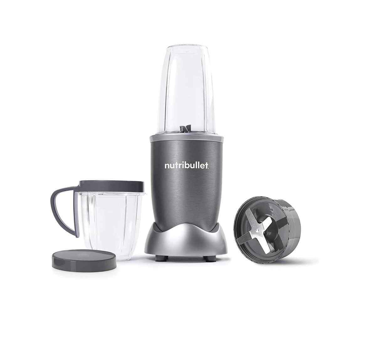 Nutribullet &Lt;Ul Class=&Quot;A-Unordered-List A-Vertical A-Spacing-Mini&Quot;&Gt; &Lt;Li&Gt;&Lt;Span Class=&Quot;A-List-Item&Quot;&Gt;Meet The Most Popular Nutribullet, Our Compact-Yet-Powerful Personal Blender. You Choose What Goes In To Get The Most Out Of Every Ingredient, Every Day.&Lt;/Span&Gt;&Lt;/Li&Gt; &Lt;Li&Gt;&Lt;Span Class=&Quot;A-List-Item&Quot;&Gt;The Nutribullet Is The Fastest, Easiest Solution For Making Nutrient-Packed Smoothies. Load It Up With Your Favorite Whole Foods Like Nuts, Berries, And Spinach, Then Push, Twist, And Blend Your Way To A Healthier Lifestyle.&Lt;/Span&Gt;&Lt;/Li&Gt; &Lt;Li&Gt;&Lt;Span Class=&Quot;A-List-Item&Quot;&Gt;Powerful 600-Watt Motor And Refined Nutrient-Extraction Blades Blend Whole Foods Into Liquid Fuel For Your Body - In Seconds.&Lt;/Span&Gt;&Lt;/Li&Gt; &Lt;Li&Gt;&Lt;Span Class=&Quot;A-List-Item&Quot;&Gt;Hassle-Free Cleaning - Simply Twist Off The Blade, Rinse With Soap And Water, And Put The Cups In The Top Rack Of The Dishwasher.&Lt;/Span&Gt;&Lt;/Li&Gt; &Lt;Li&Gt;&Lt;Span Class=&Quot;A-List-Item&Quot;&Gt;What You Get: (1) 600 Watt Motor Base, (1) Extractor Blade, (1) 700Ml Cup, (1) 500Ml Cup, (1) Lip Ring With Handle, (1) Solid Lid, (1) User Guide, (1) Recipe Book. 2 Years Brand Warranty&Lt;/Span&Gt;&Lt;/Li&Gt; &Lt;/Ul&Gt; Nutribullet Nutribullet 600 Watts, 8 Piece Set, Multi-Function High Speed Blender, Mixer System With Nutrient Extractor, Smoothie Maker, Gray