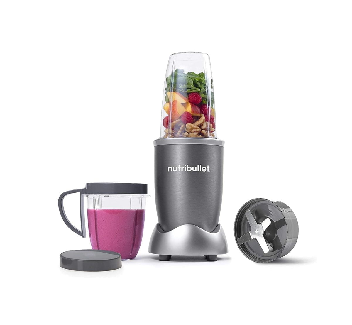 Nutribullet &Amp;Lt;Ul Class=&Amp;Quot;A-Unordered-List A-Vertical A-Spacing-Mini&Amp;Quot;&Amp;Gt; &Amp;Lt;Li&Amp;Gt;&Amp;Lt;Span Class=&Amp;Quot;A-List-Item&Amp;Quot;&Amp;Gt;Meet The Most Popular Nutribullet, Our Compact-Yet-Powerful Personal Blender. You Choose What Goes In To Get The Most Out Of Every Ingredient, Every Day.&Amp;Lt;/Span&Amp;Gt;&Amp;Lt;/Li&Amp;Gt; &Amp;Lt;Li&Amp;Gt;&Amp;Lt;Span Class=&Amp;Quot;A-List-Item&Amp;Quot;&Amp;Gt;The Nutribullet Is The Fastest, Easiest Solution For Making Nutrient-Packed Smoothies. Load It Up With Your Favorite Whole Foods Like Nuts, Berries, And Spinach, Then Push, Twist, And Blend Your Way To A Healthier Lifestyle.&Amp;Lt;/Span&Amp;Gt;&Amp;Lt;/Li&Amp;Gt; &Amp;Lt;Li&Amp;Gt;&Amp;Lt;Span Class=&Amp;Quot;A-List-Item&Amp;Quot;&Amp;Gt;Powerful 600-Watt Motor And Refined Nutrient-Extraction Blades Blend Whole Foods Into Liquid Fuel For Your Body - In Seconds.&Amp;Lt;/Span&Amp;Gt;&Amp;Lt;/Li&Amp;Gt; &Amp;Lt;Li&Amp;Gt;&Amp;Lt;Span Class=&Amp;Quot;A-List-Item&Amp;Quot;&Amp;Gt;Hassle-Free Cleaning - Simply Twist Off The Blade, Rinse With Soap And Water, And Put The Cups In The Top Rack Of The Dishwasher.&Amp;Lt;/Span&Amp;Gt;&Amp;Lt;/Li&Amp;Gt; &Amp;Lt;Li&Amp;Gt;&Amp;Lt;Span Class=&Amp;Quot;A-List-Item&Amp;Quot;&Amp;Gt;What You Get: (1) 600 Watt Motor Base, (1) Extractor Blade, (1) 700Ml Cup, (1) 500Ml Cup, (1) Lip Ring With Handle, (1) Solid Lid, (1) User Guide, (1) Recipe Book. 2 Years Brand Warranty&Amp;Lt;/Span&Amp;Gt;&Amp;Lt;/Li&Amp;Gt; &Amp;Lt;/Ul&Amp;Gt; Nutribullet Nutribullet 600 Watts, 8 Piece Set, Multi-Function High Speed Blender, Mixer System With Nutrient Extractor, Smoothie Maker, Gray